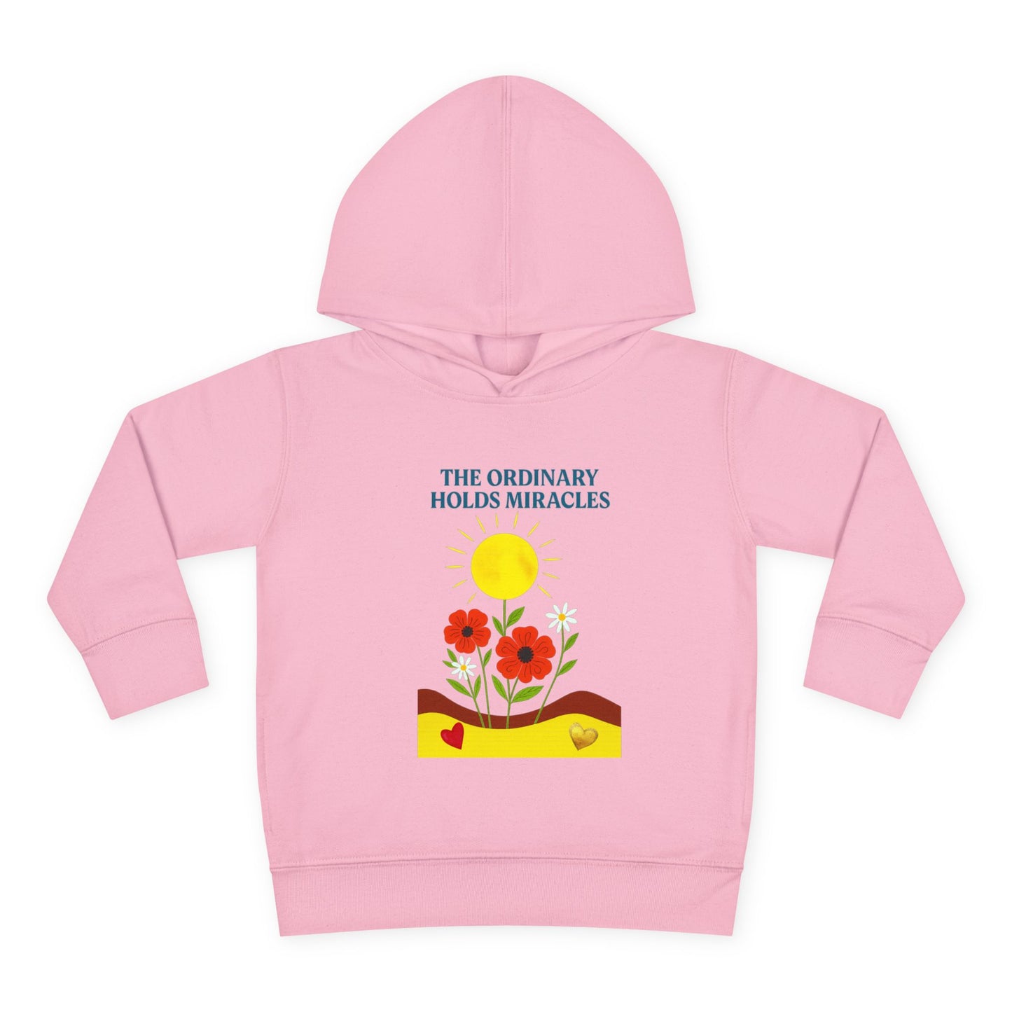 Toddler Pullover Fleece Hoodie - The Ordinary Holds Miracles