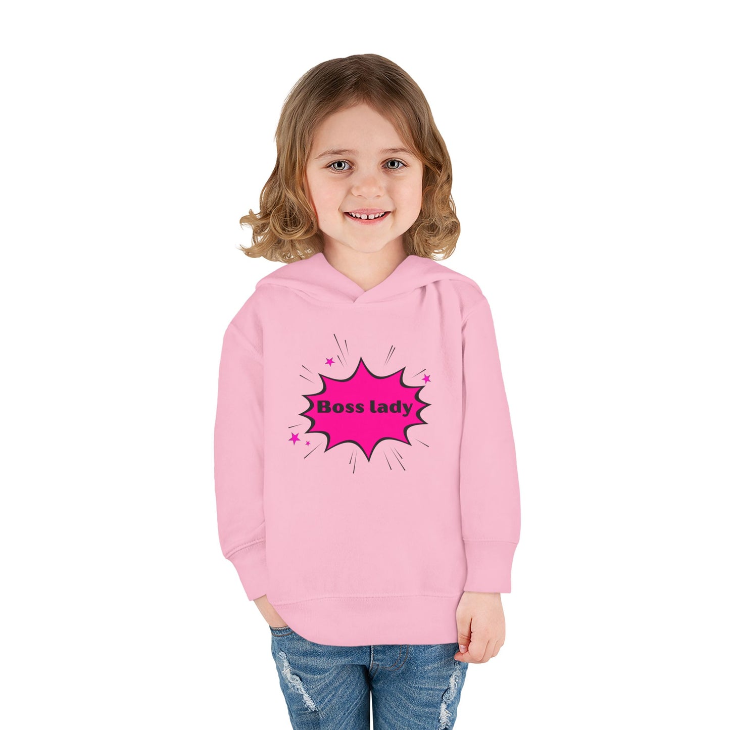 "Boss Lady" Toddler Pullover Fleece Hoodie