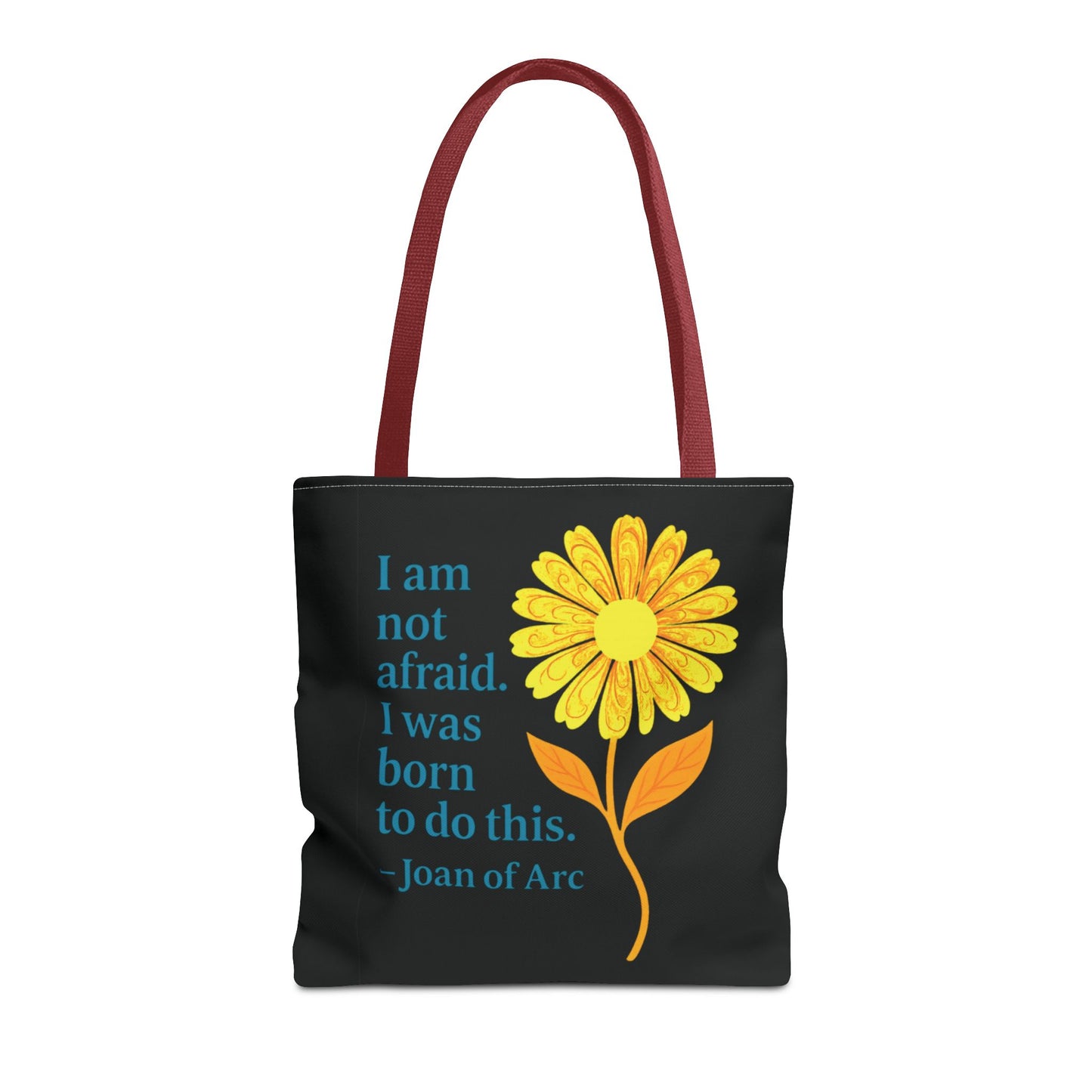 Tote Bag (AOP) - I am not afraid. I was born to do this.