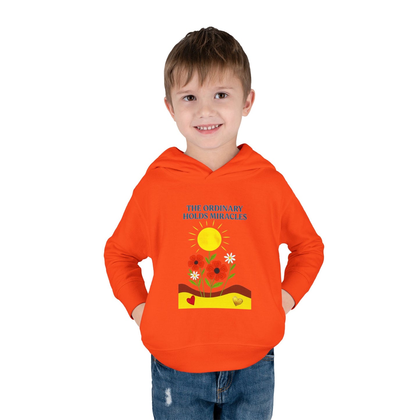 Toddler Pullover Fleece Hoodie - The Ordinary Holds Miracles