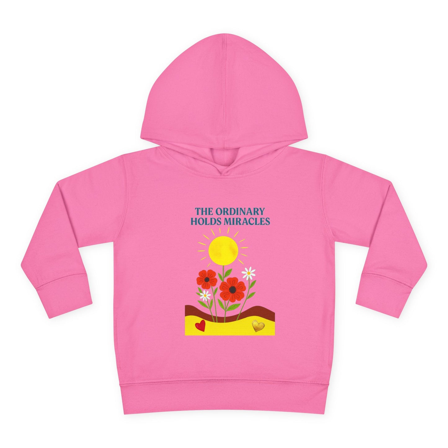 Toddler Pullover Fleece Hoodie - The Ordinary Holds Miracles
