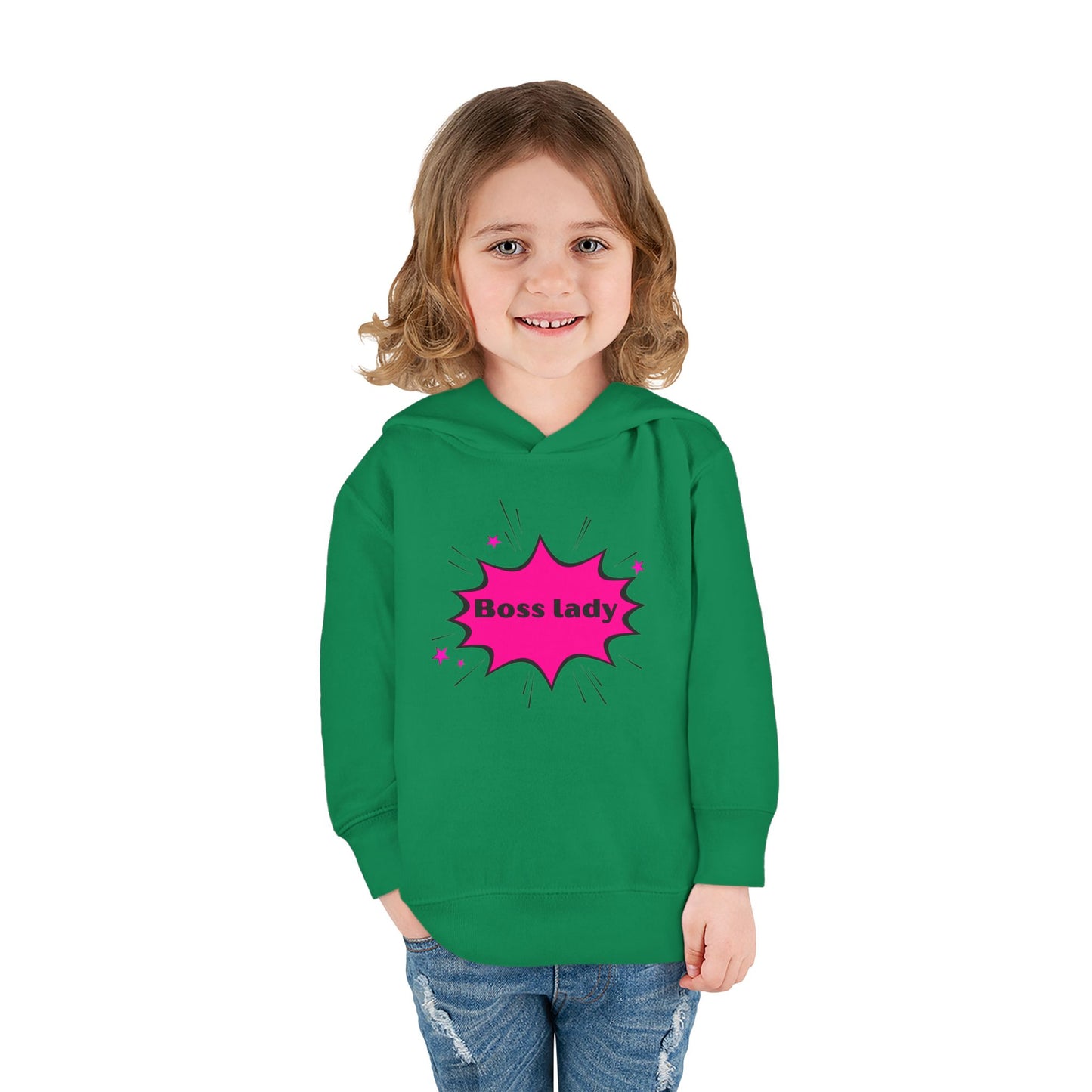"Boss Lady" Toddler Pullover Fleece Hoodie