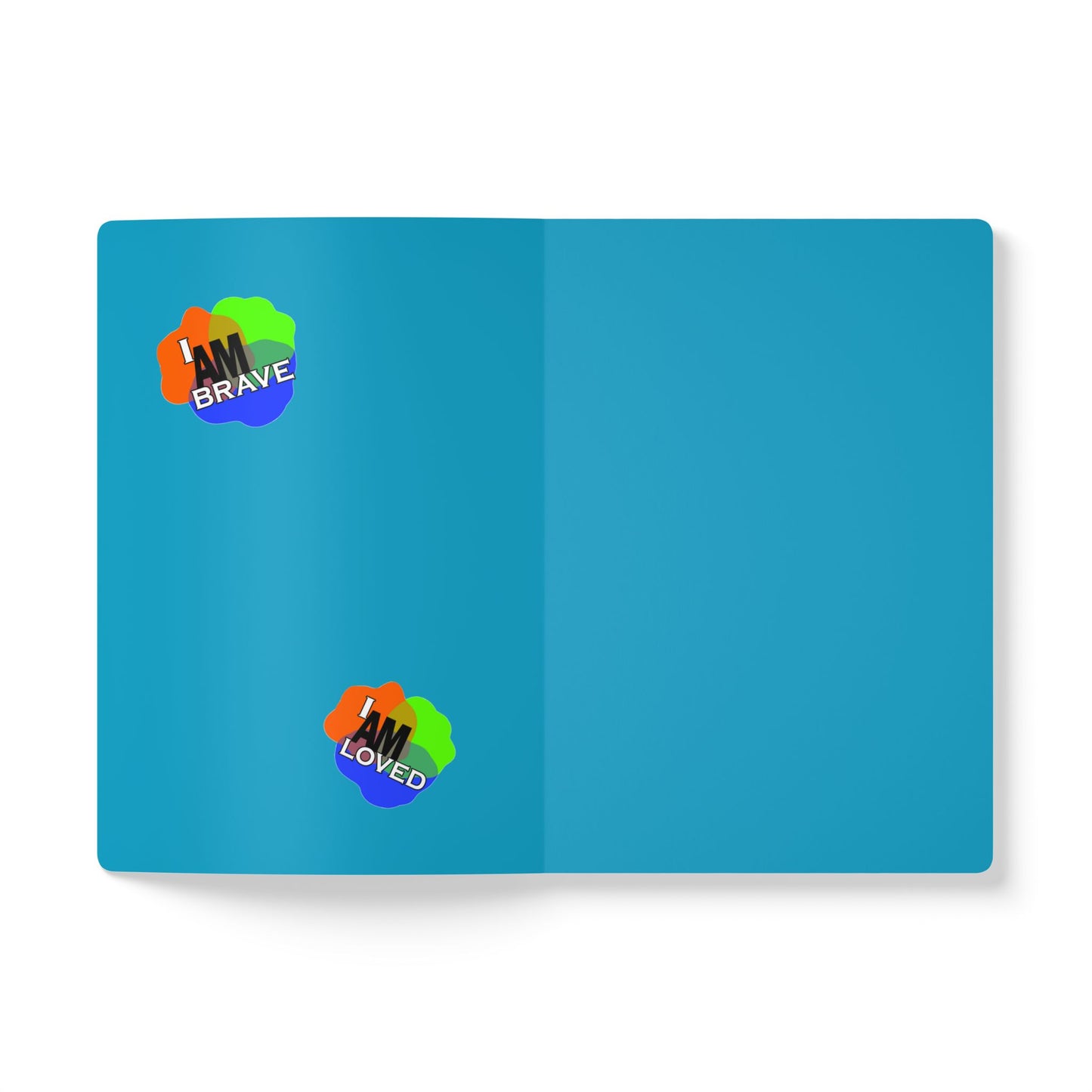 Softcover Journal (with Inside Prints) - Teal