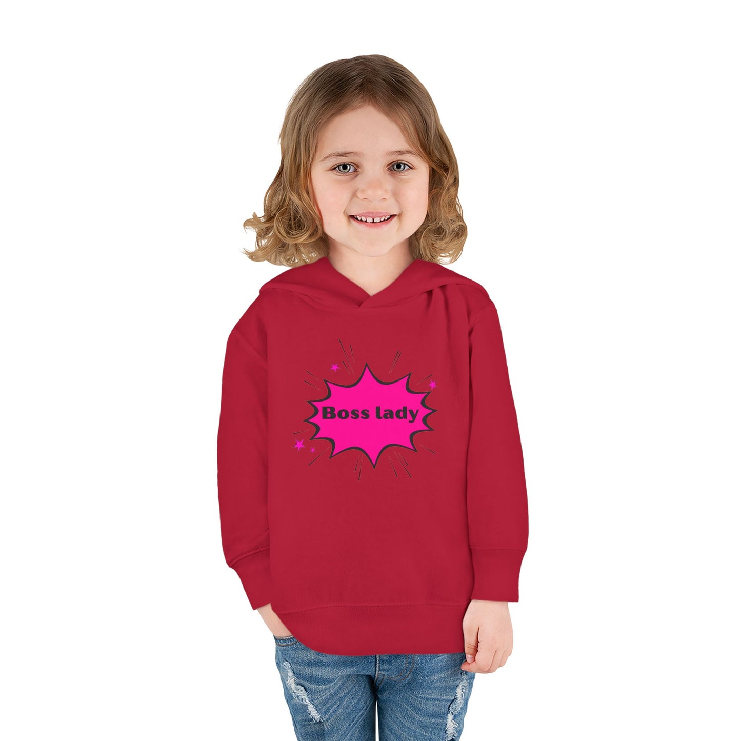 "Boss Lady" Toddler Pullover Fleece Hoodie