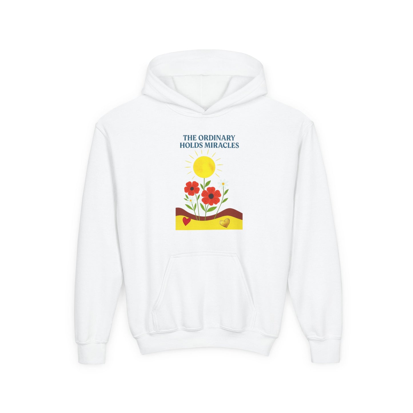 Youth Heavy Blend Hooded Sweatshirt - The Ordinary Holds Miracles