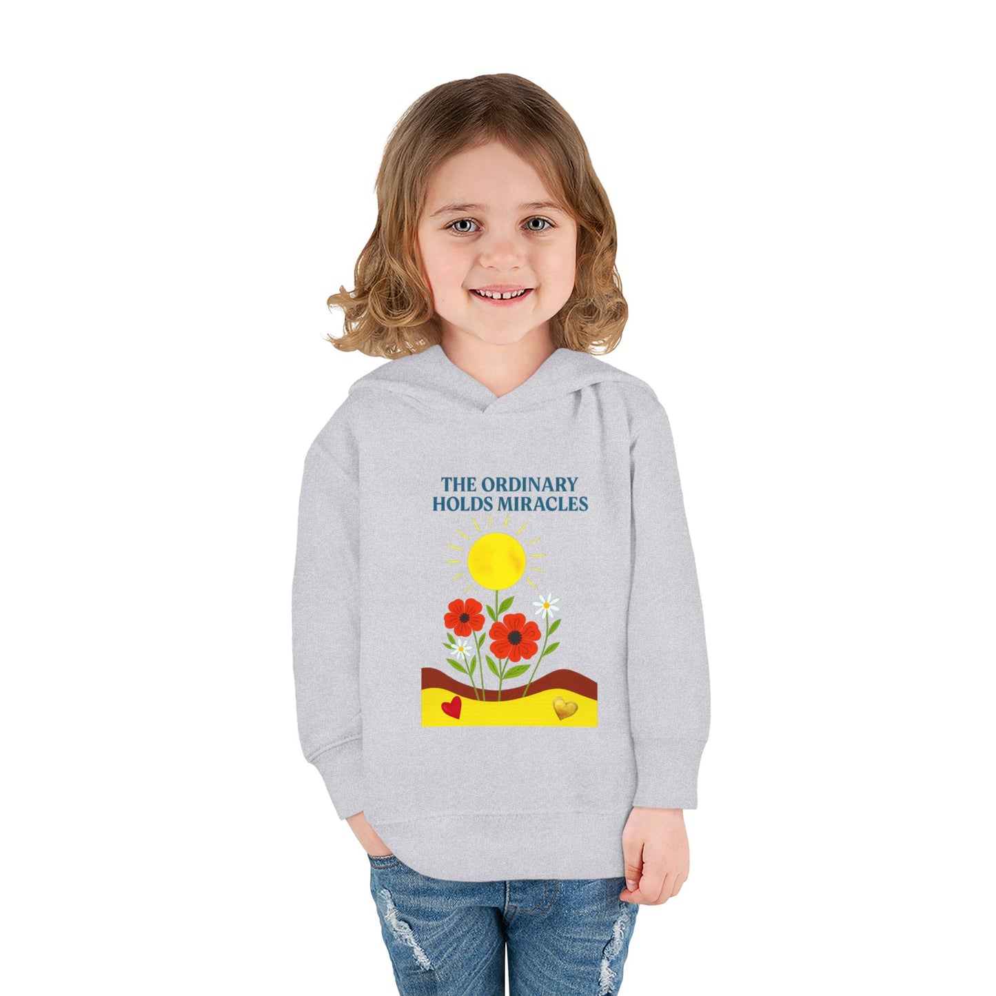 Toddler Pullover Fleece Hoodie - The Ordinary Holds Miracles