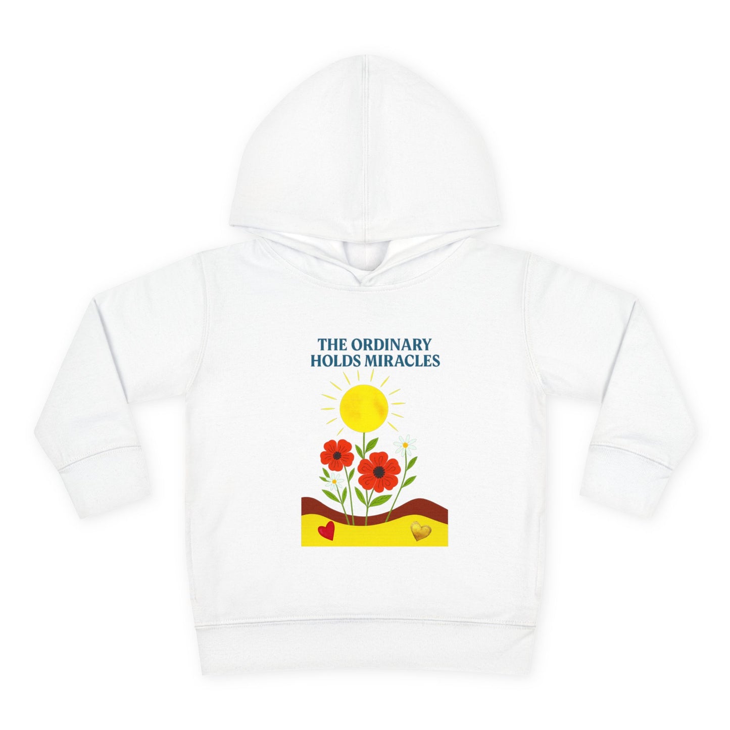 Toddler Pullover Fleece Hoodie - The Ordinary Holds Miracles