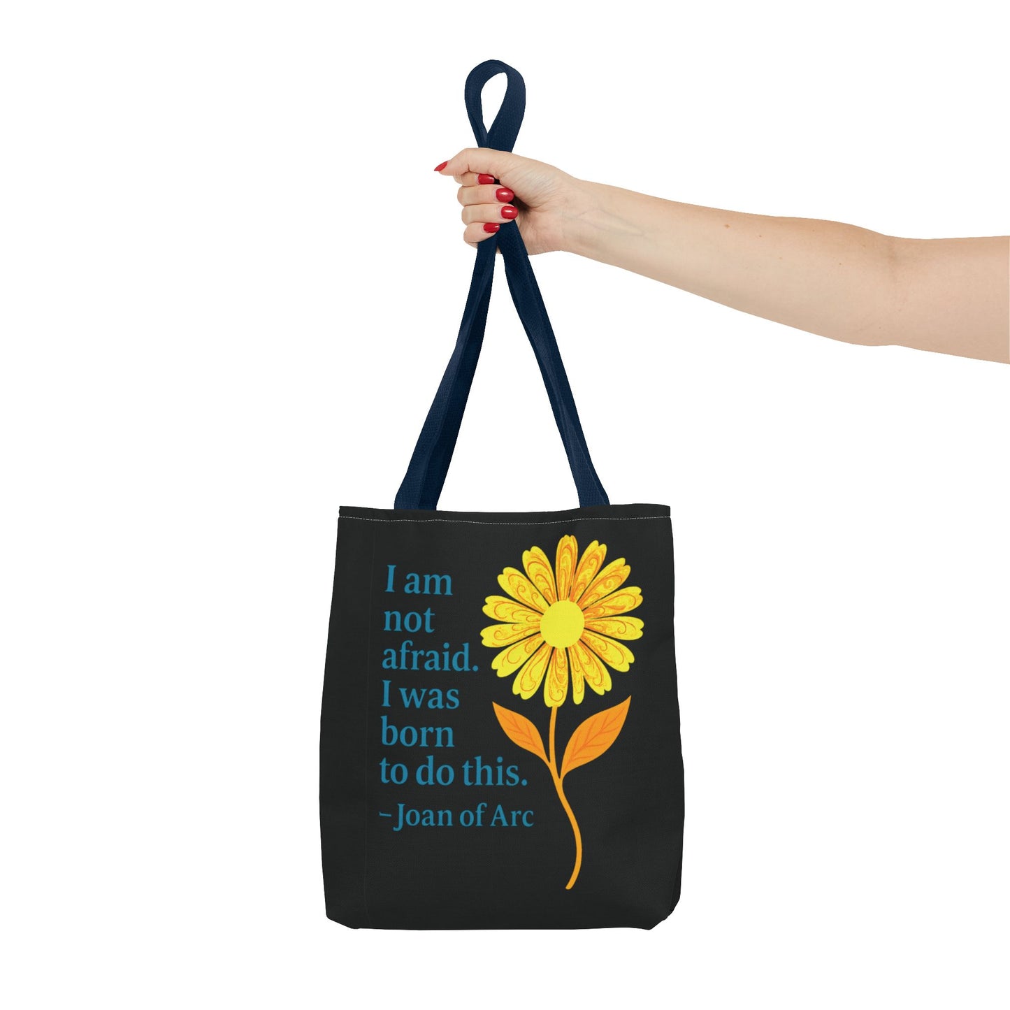 Tote Bag (AOP) - I am not afraid. I was born to do this.