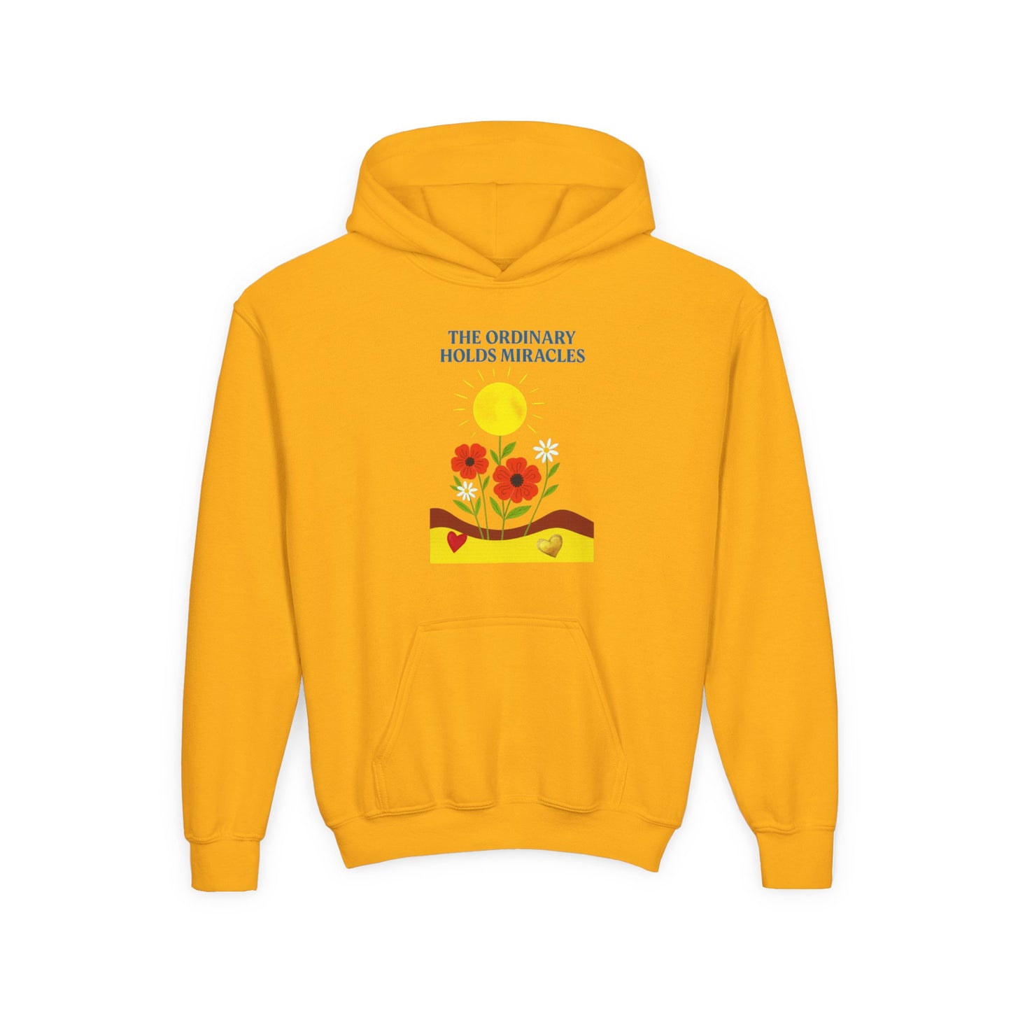 Youth Heavy Blend Hooded Sweatshirt - The Ordinary Holds Miracles