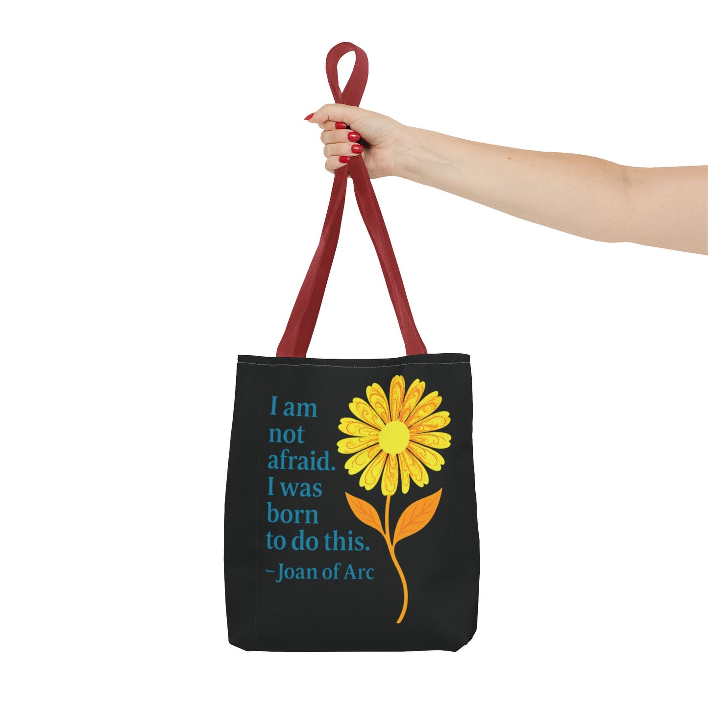 Tote Bag (AOP) - I am not afraid. I was born to do this.