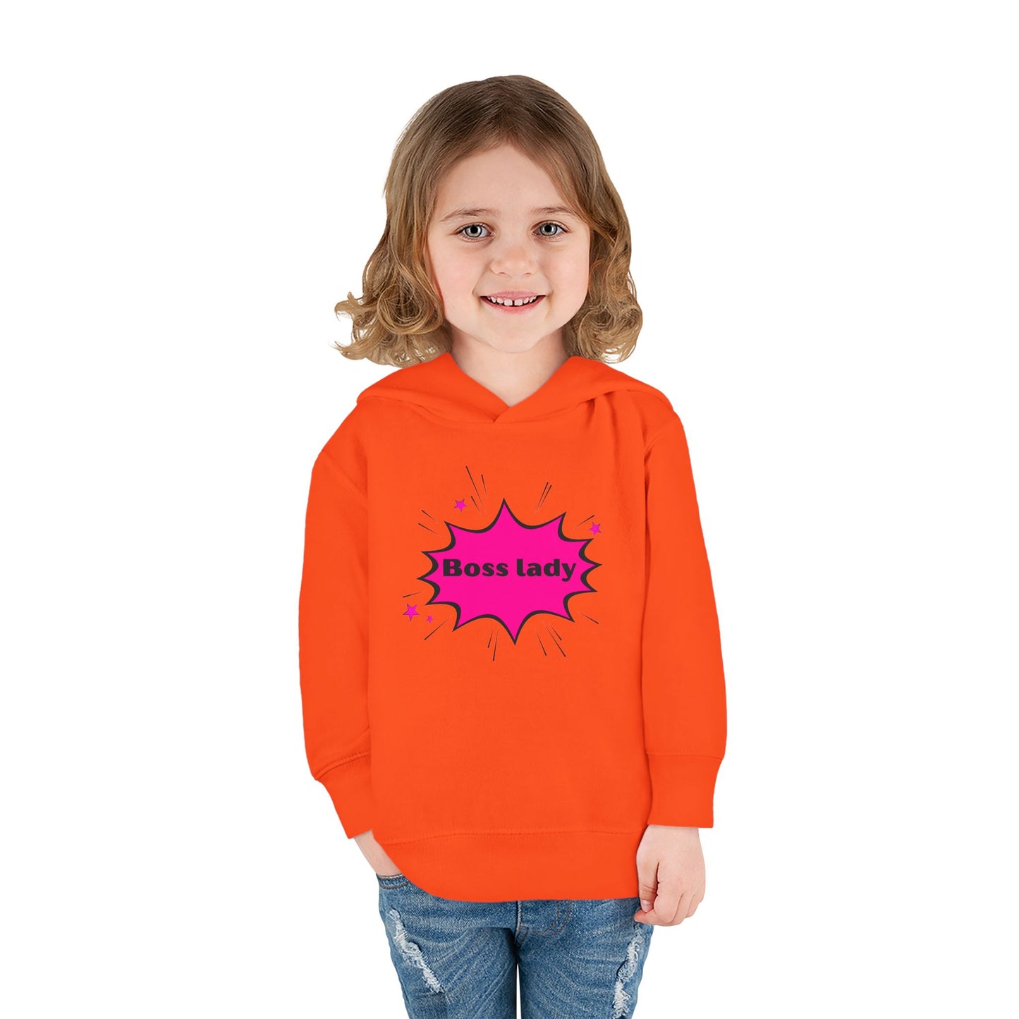 "Boss Lady" Toddler Pullover Fleece Hoodie