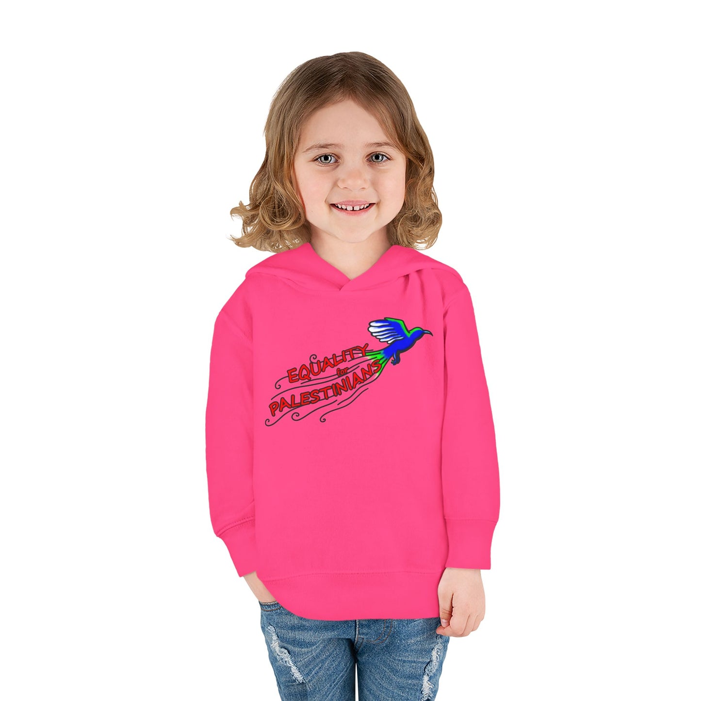 Toddler Pullover Fleece Hoodie - Equality for Palestinians