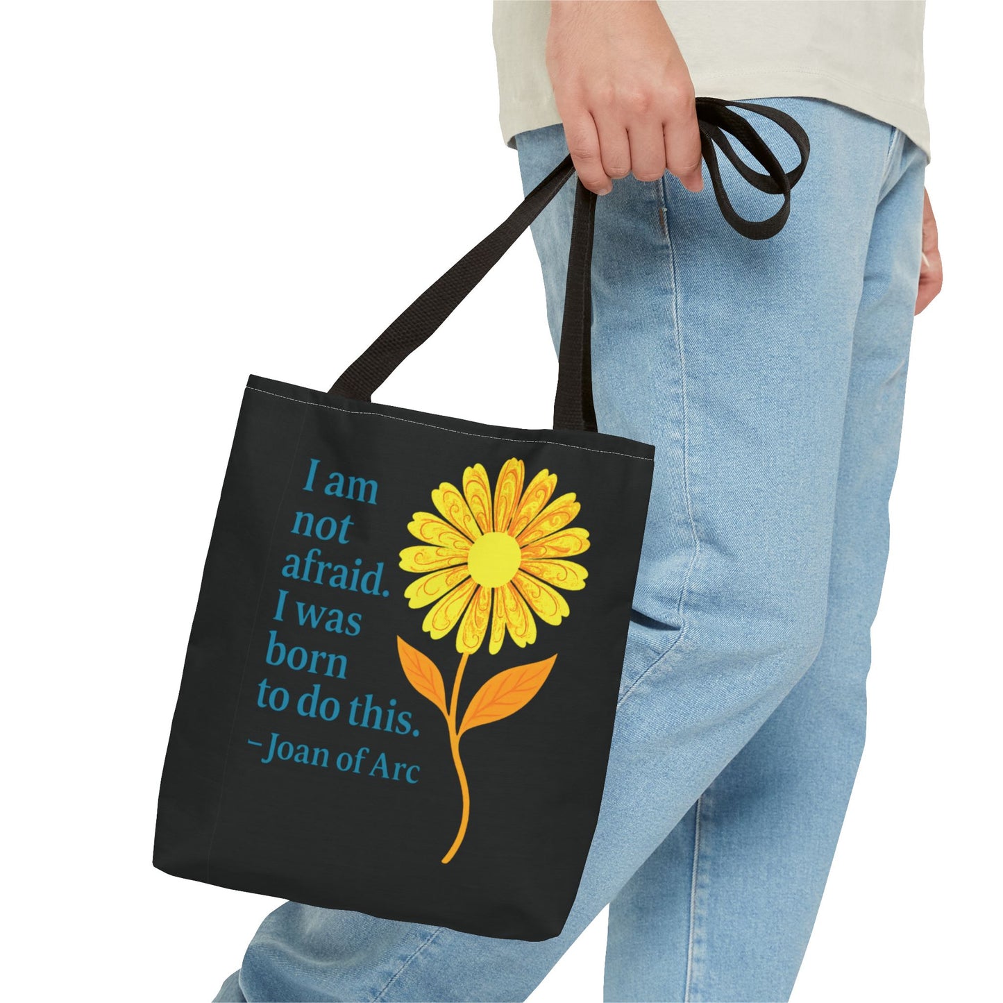 Tote Bag (AOP) - I am not afraid. I was born to do this.