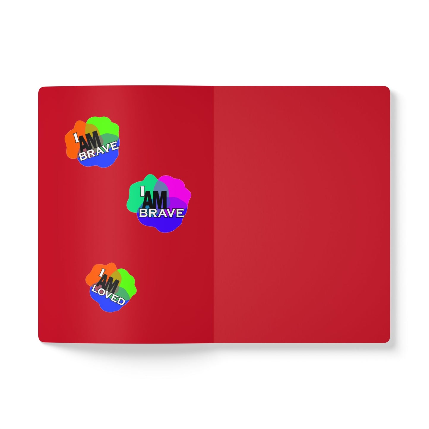 Softcover Journal (with Inside Prints) - Red