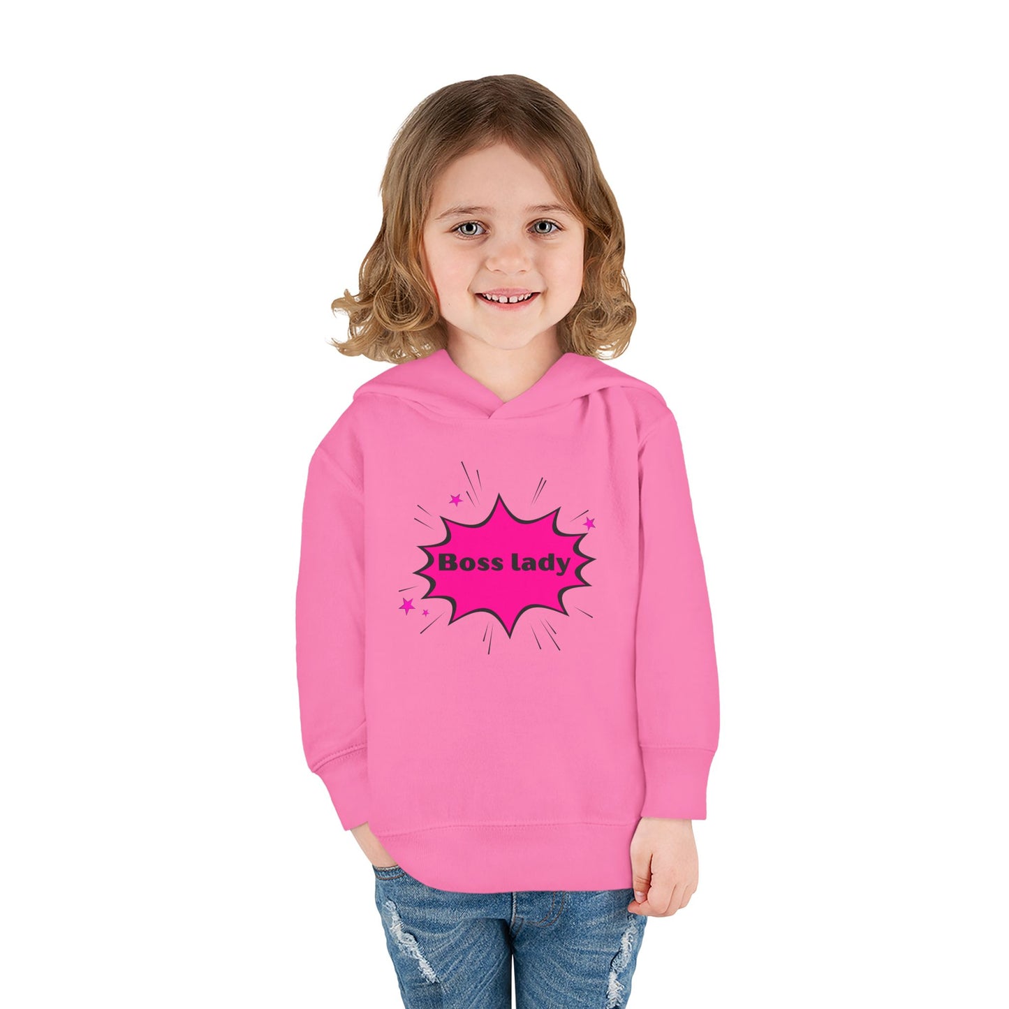 "Boss Lady" Toddler Pullover Fleece Hoodie