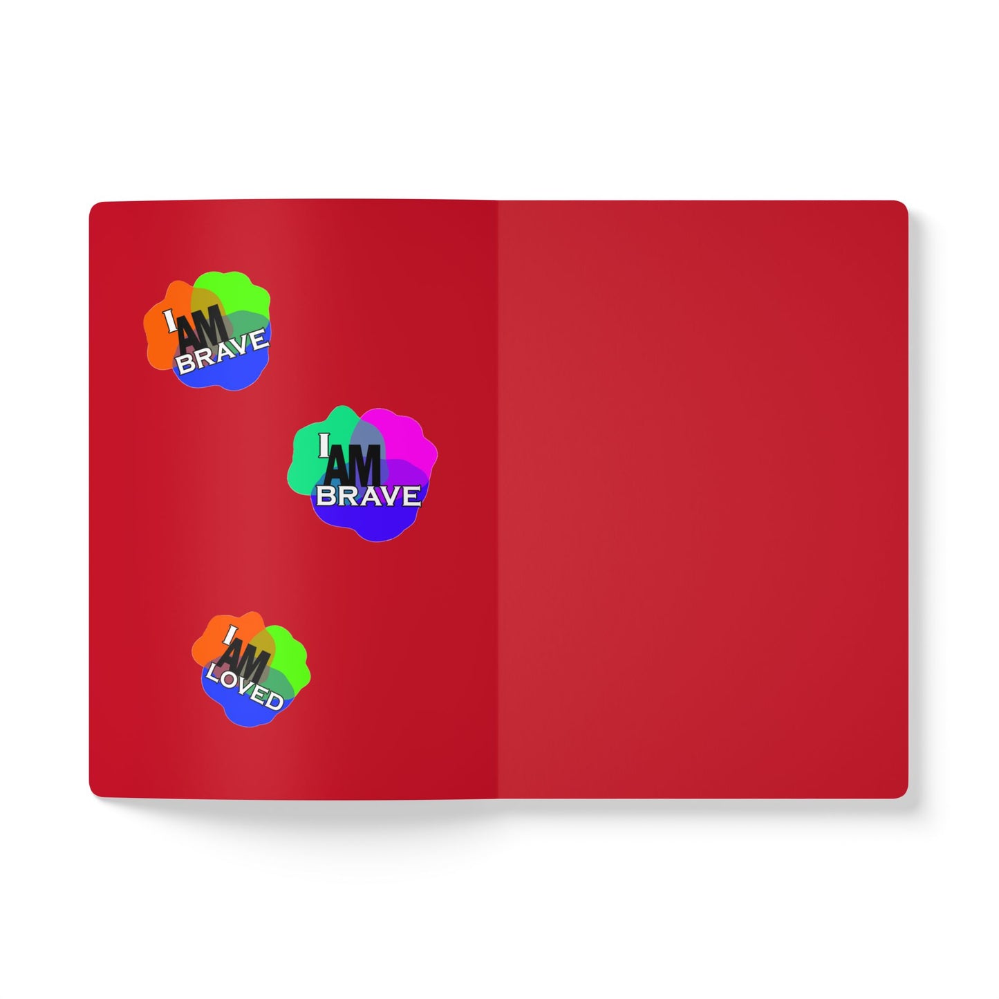 Softcover Journal (with Inside Prints) - Red