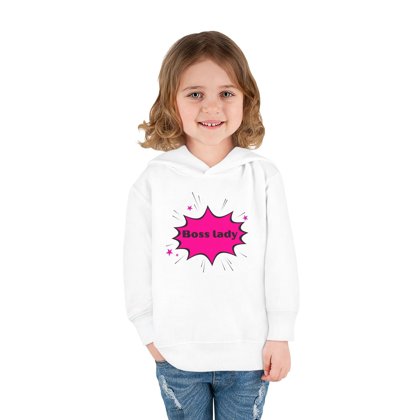 "Boss Lady" Toddler Pullover Fleece Hoodie