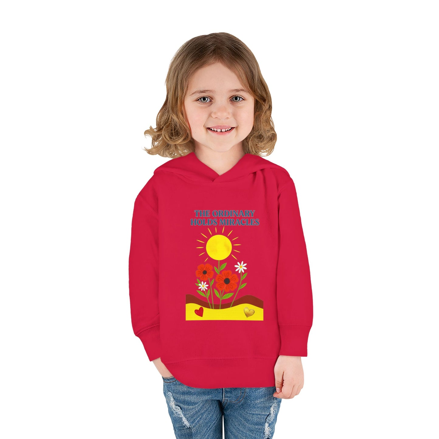 Toddler Pullover Fleece Hoodie - The Ordinary Holds Miracles