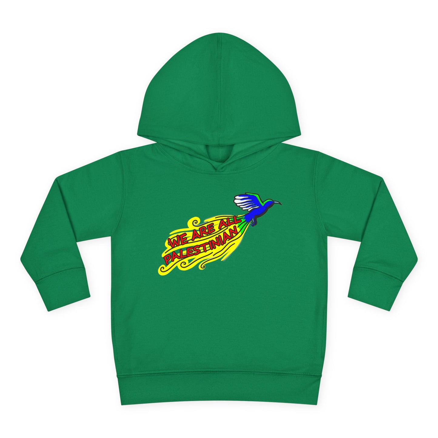 Toddler Pullover Fleece Hoodie - We are all Palestinian