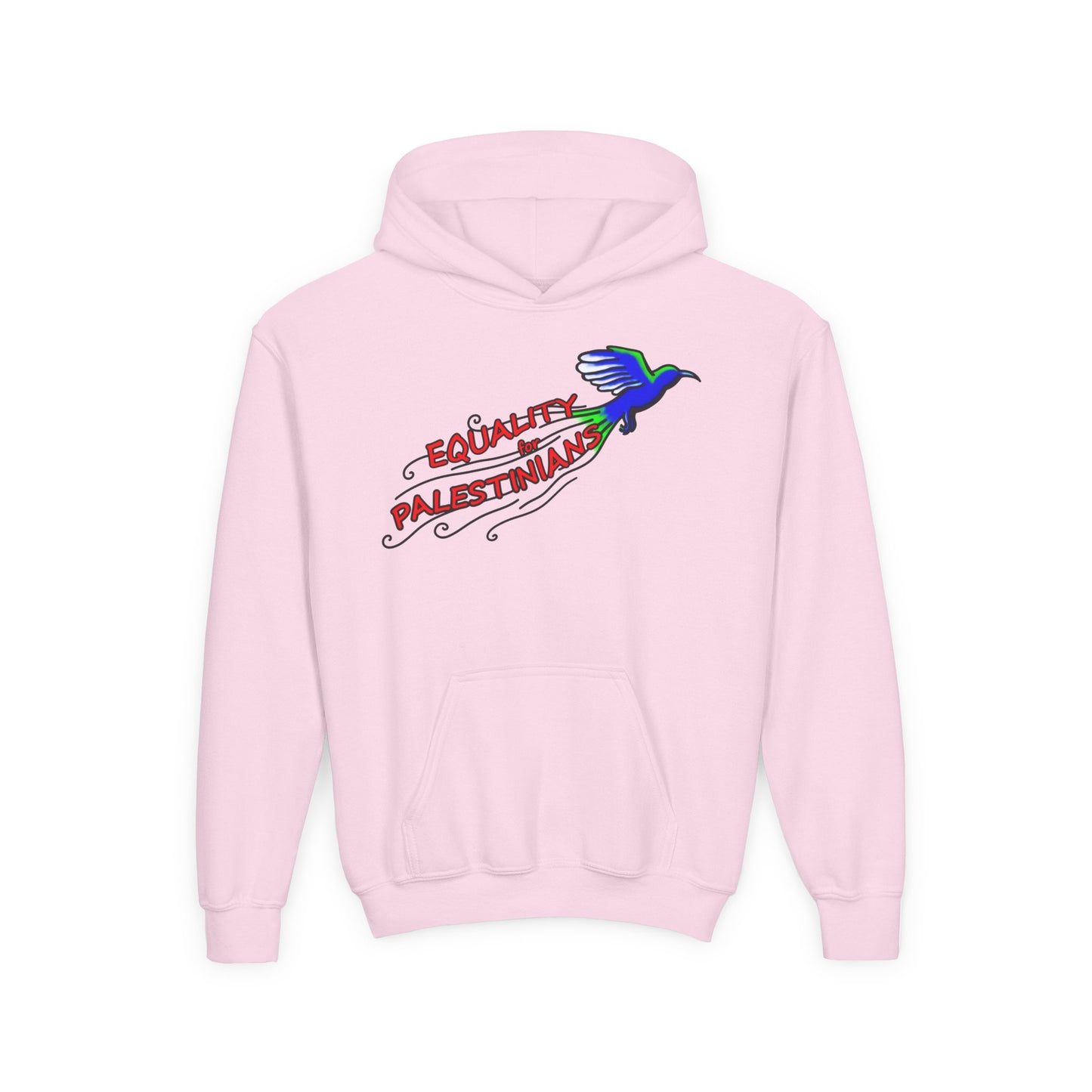 Youth Heavy Blend Hooded Sweatshirt - Equality for Palestinians