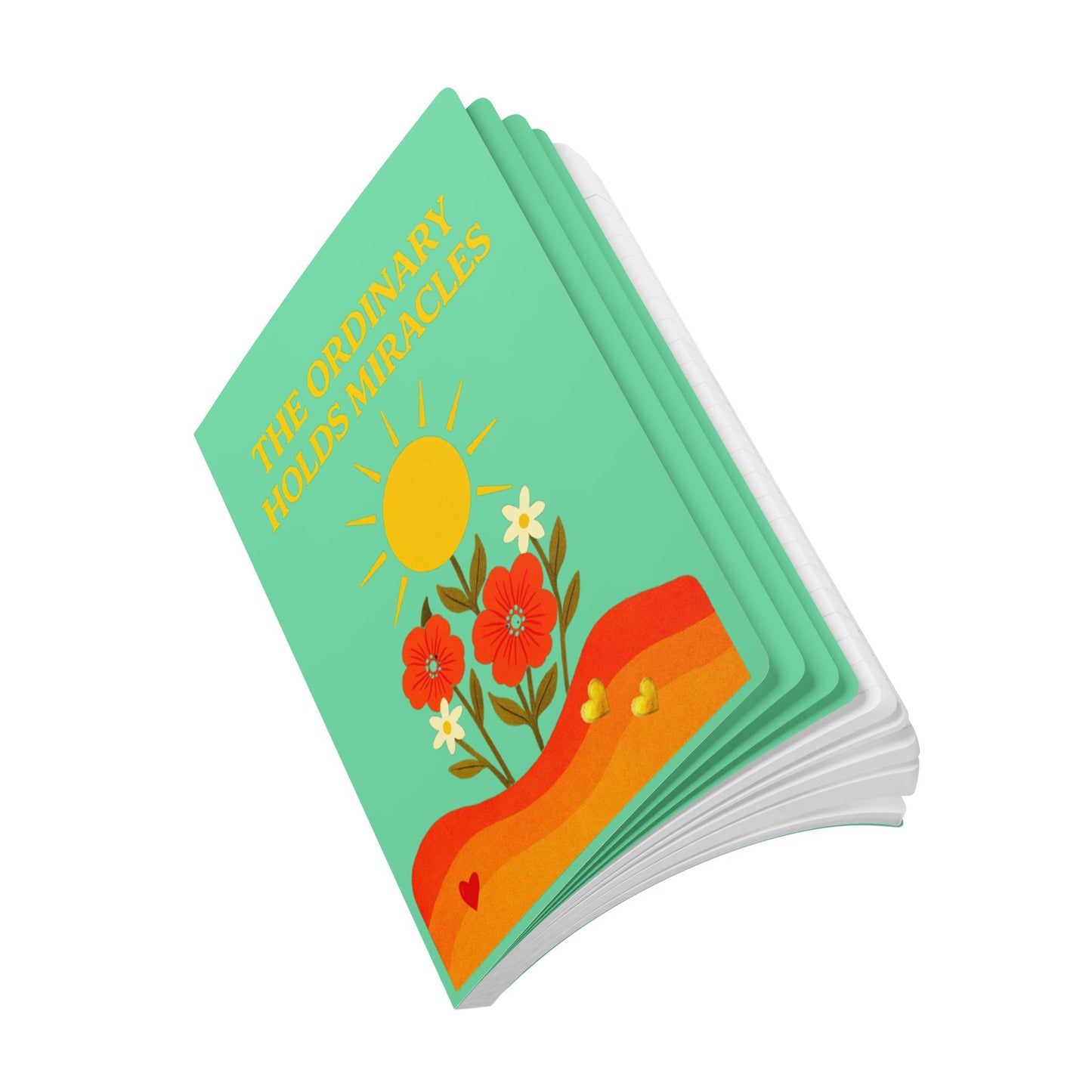 Softcover Journal: The Ordinary Holds Miracles  - Light Green