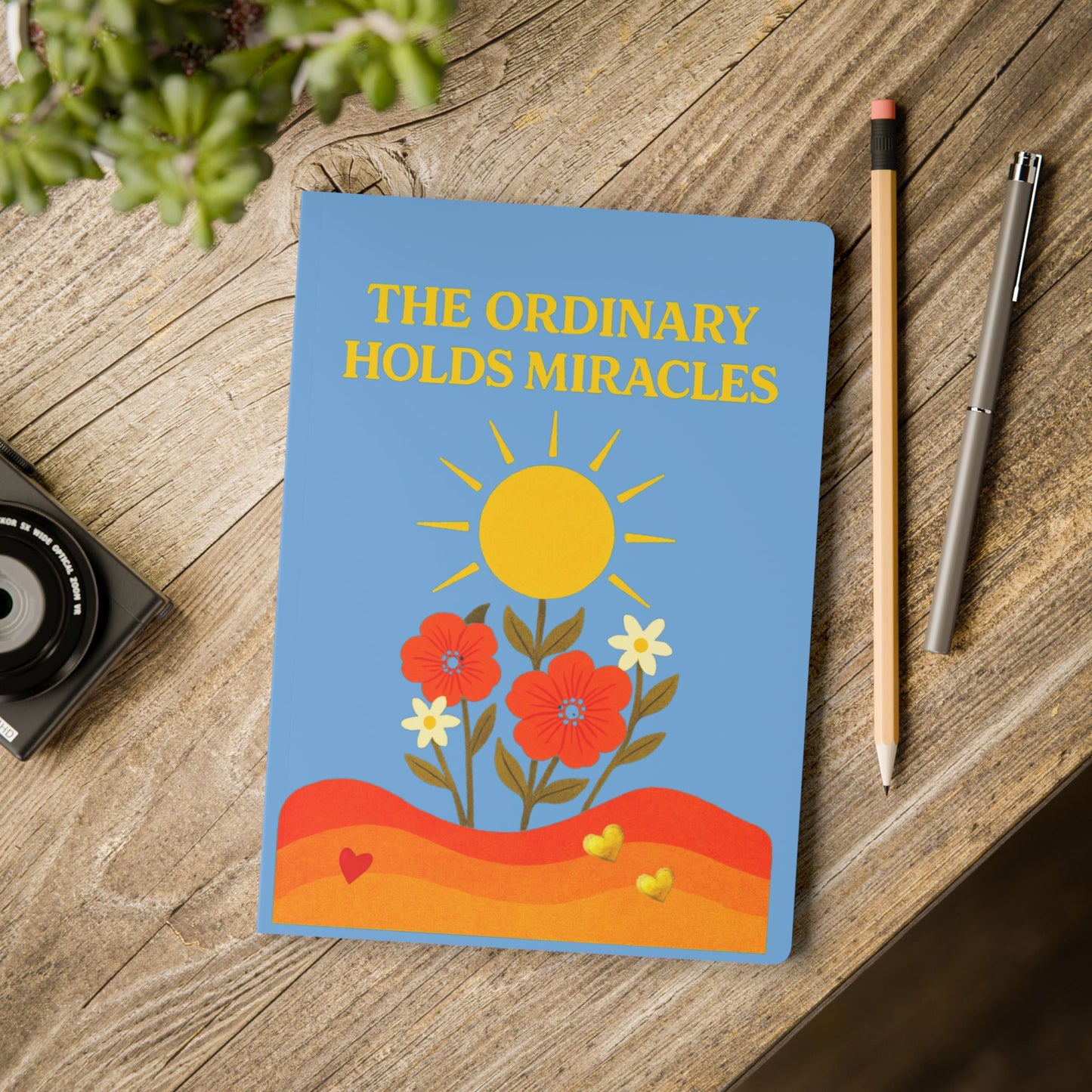 Softcover Journal: The Ordinary Holds Miracles  - Light Blue