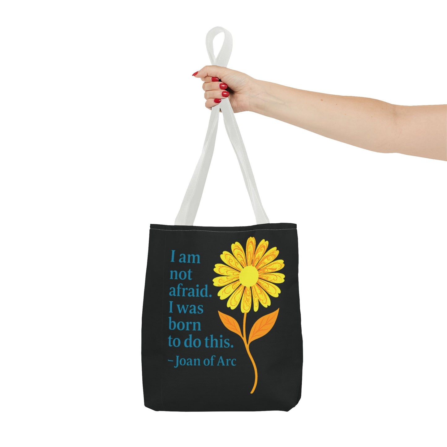 Tote Bag (AOP) - I am not afraid. I was born to do this.