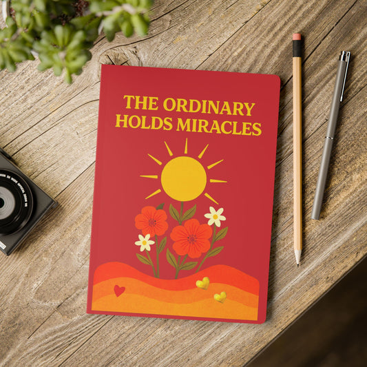 Softcover Journal: The Ordinary Holds Miracles  - Red