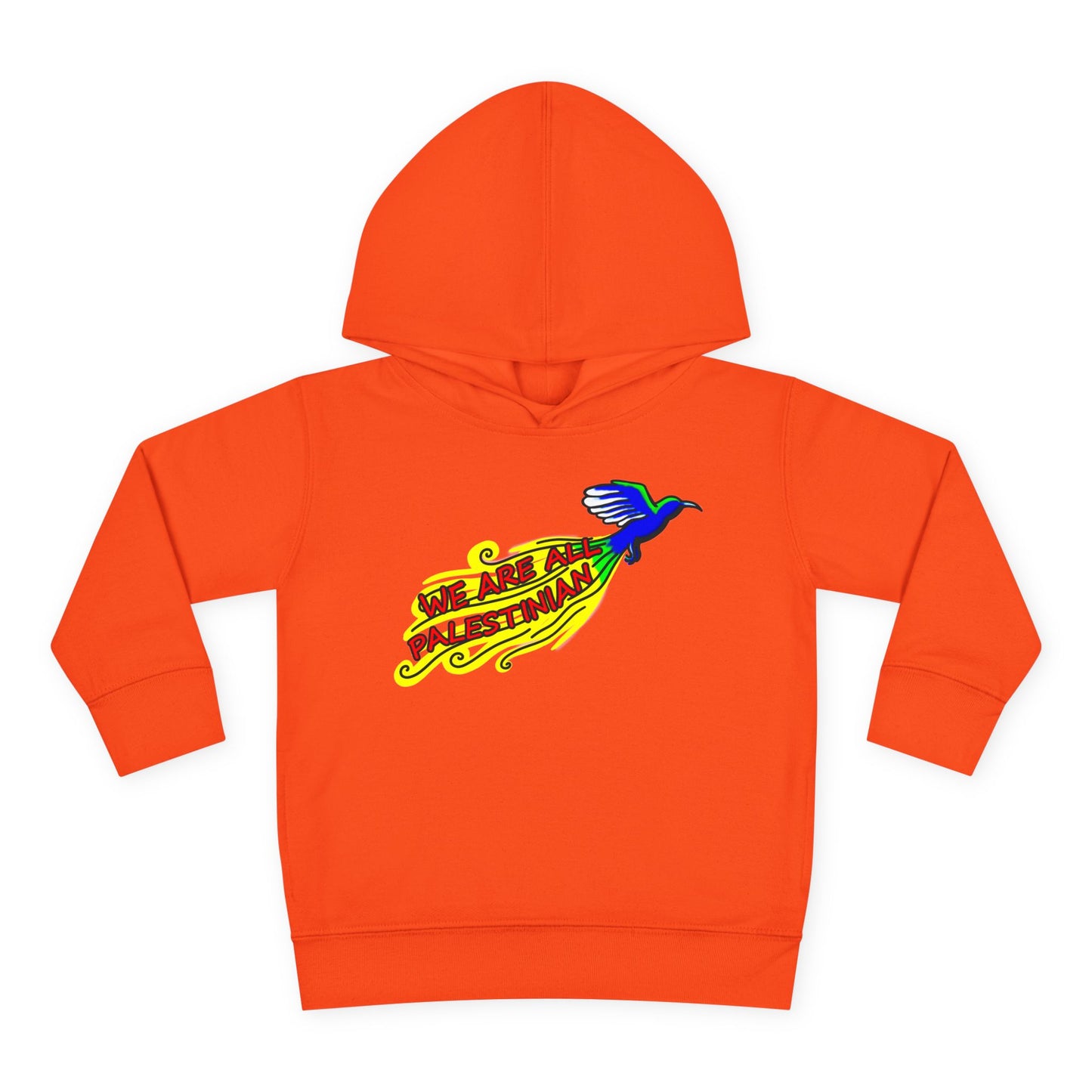 Toddler Pullover Fleece Hoodie - We are all Palestinian