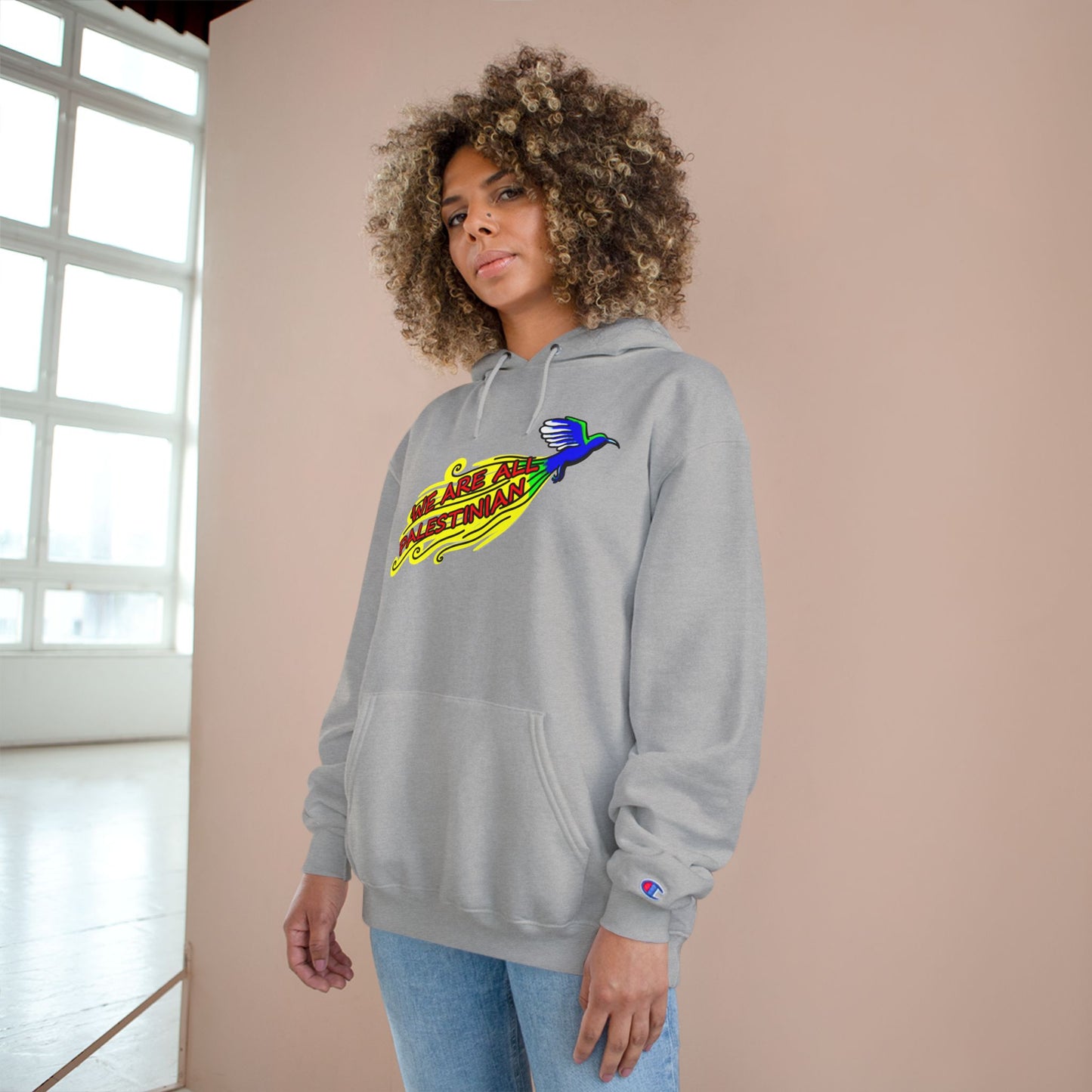 Champion Hoodie - We Are All Palestinian