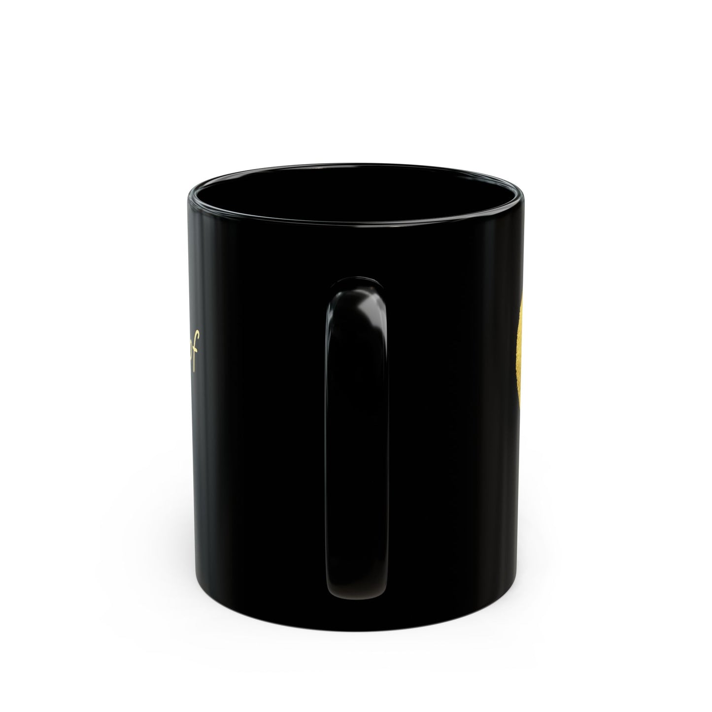 Black Mug  - Heart of Gold (11oz)