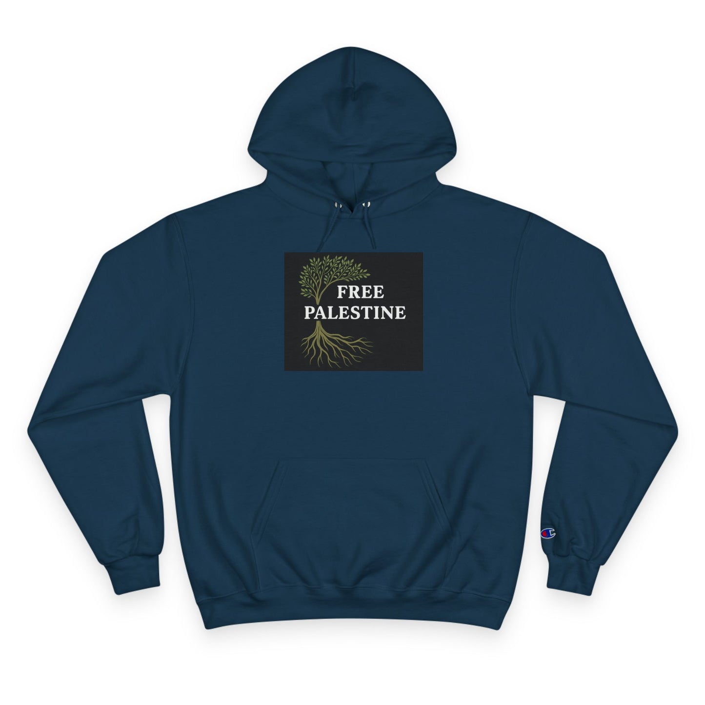 Champion Hoodie - Free Palestine (Olive Tree Roots Edition)