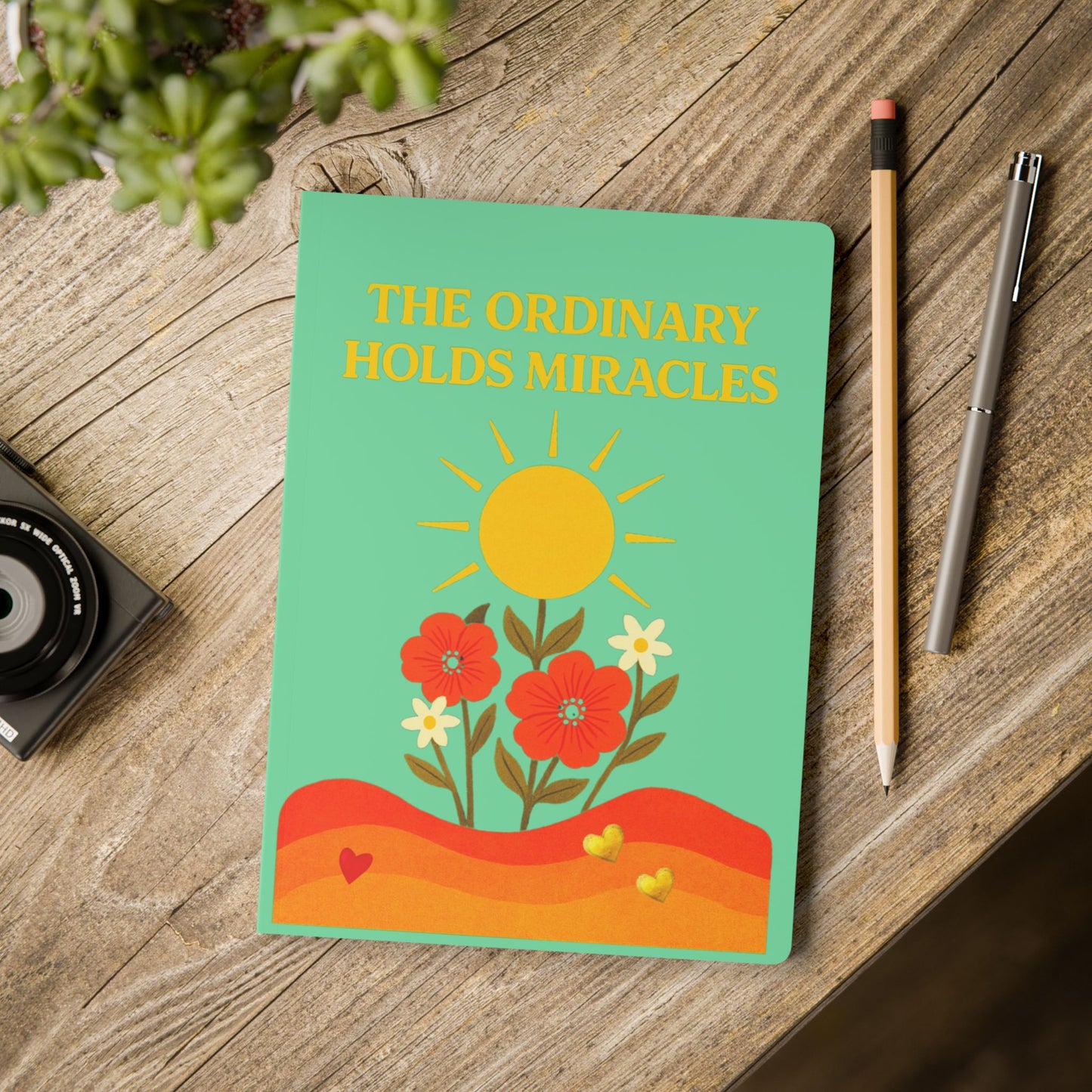 Softcover Journal: The Ordinary Holds Miracles  - Light Green