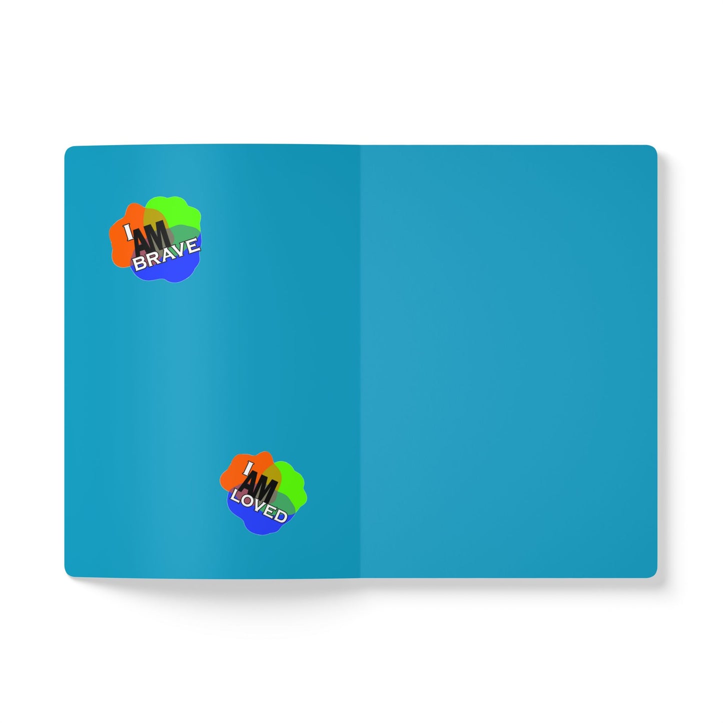 Softcover Journal (with Inside Prints) - Teal