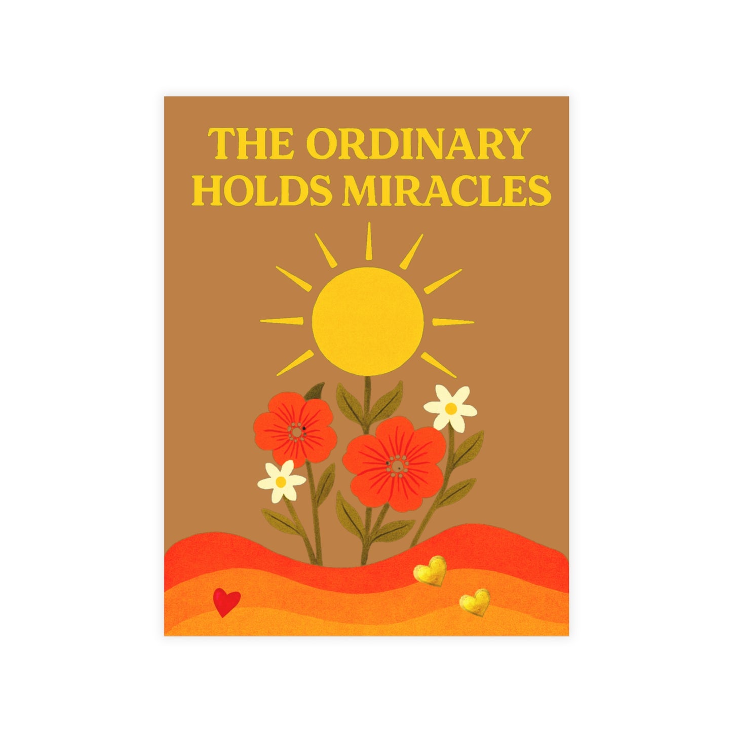 Postcard Bundles (30 pcs, envelopes included) - The Ordinary Holds Miracles (Brown)