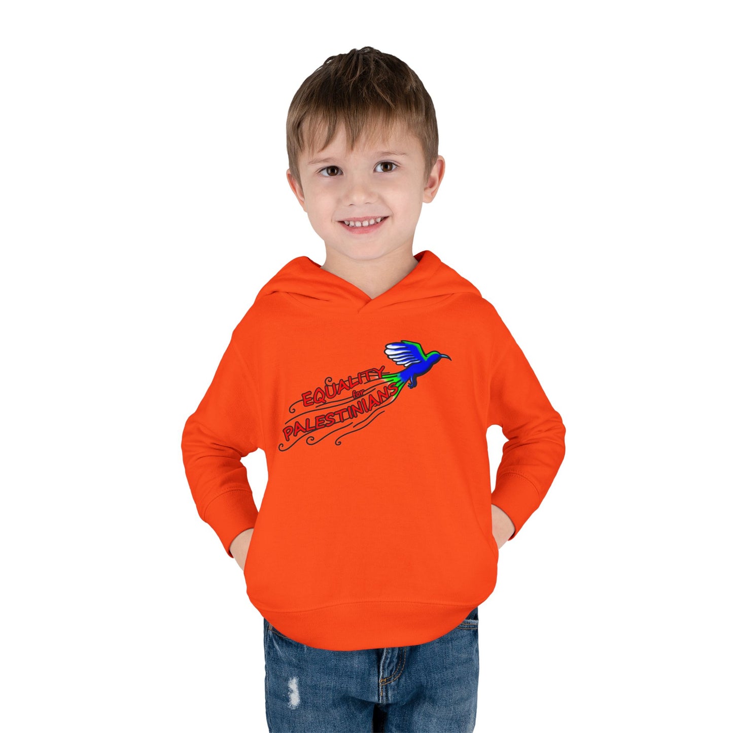 Toddler Pullover Fleece Hoodie - Equality for Palestinians