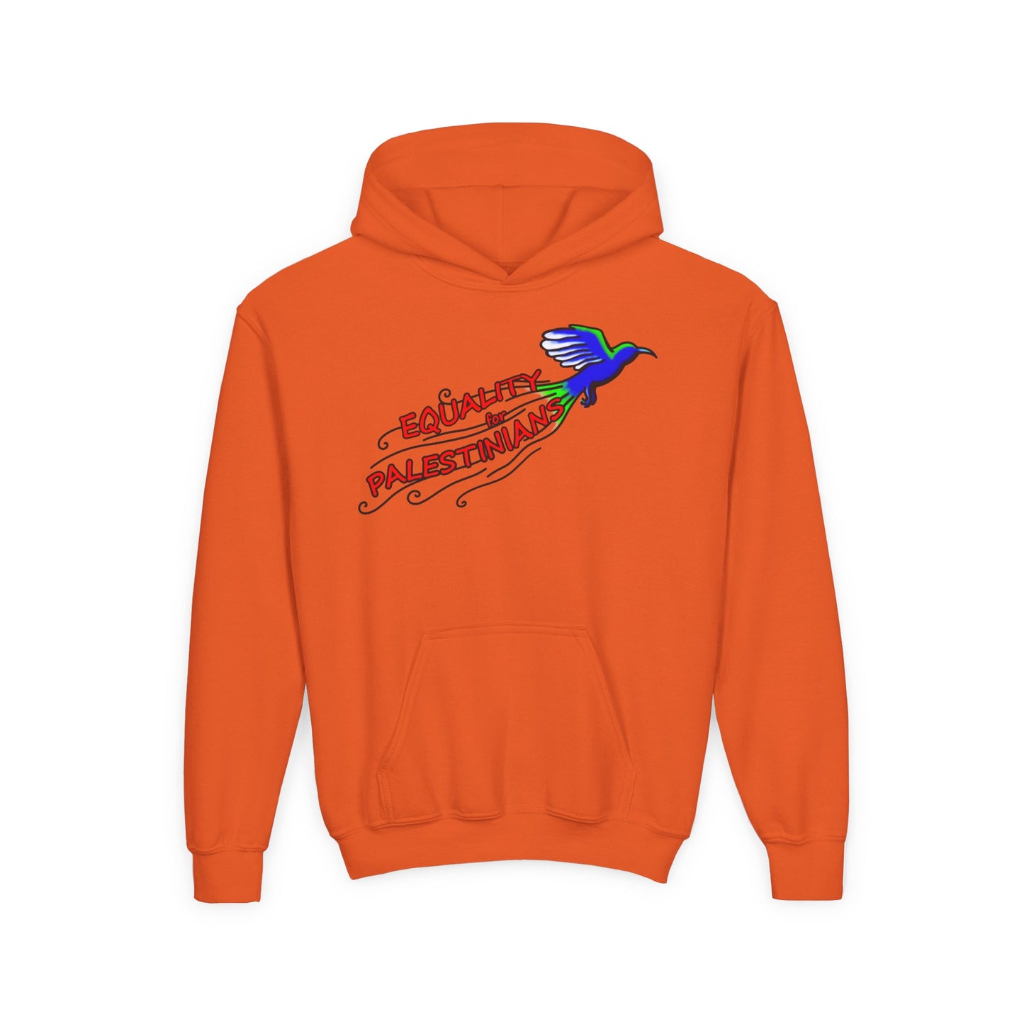 Youth Heavy Blend Hooded Sweatshirt - Equality for Palestinians