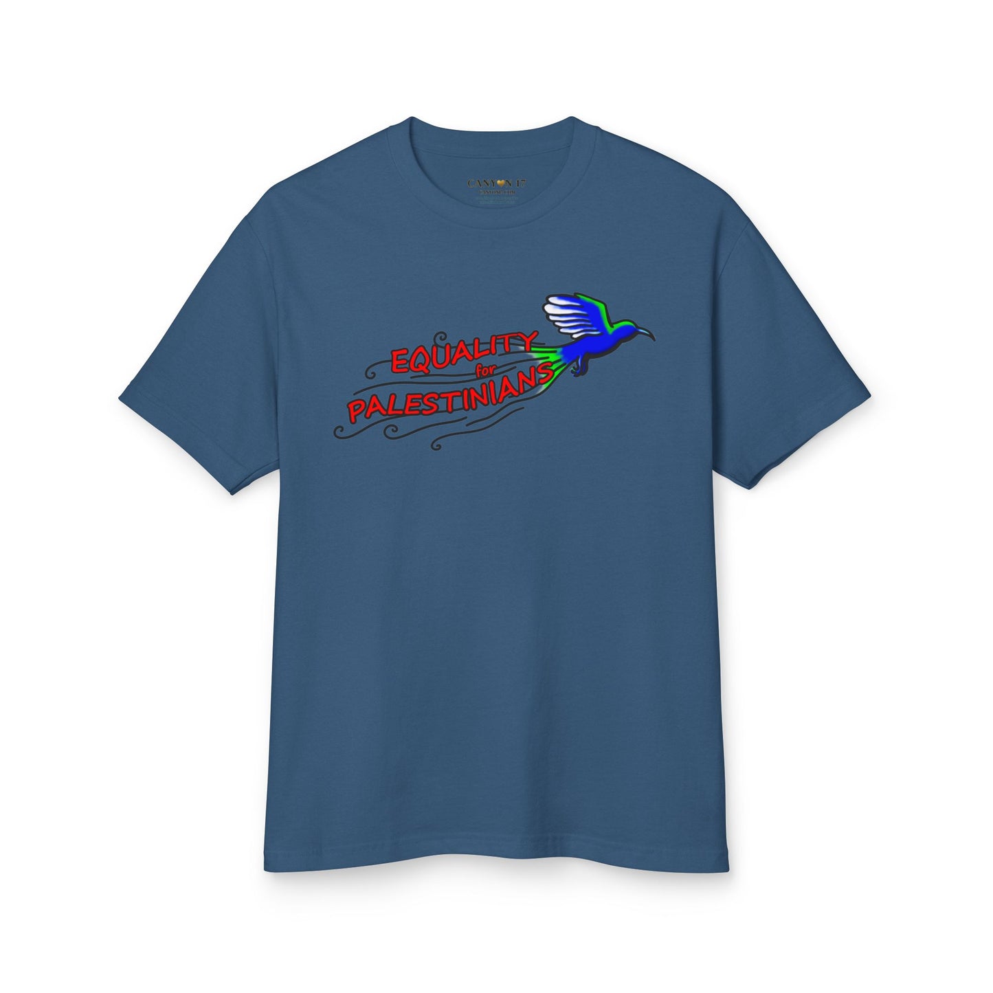 Unisex Heavyweight Cotton Tee  - Equality for Palestinians