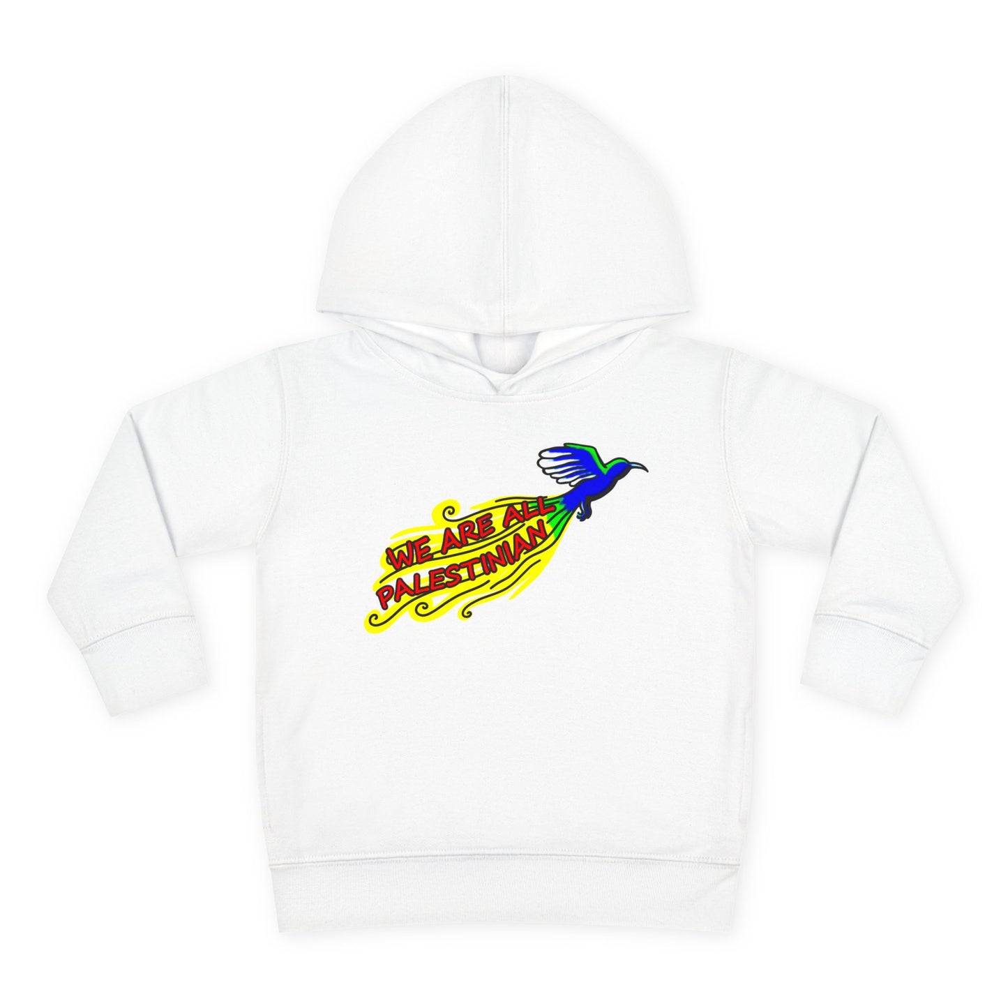 Toddler Pullover Fleece Hoodie - We are all Palestinian