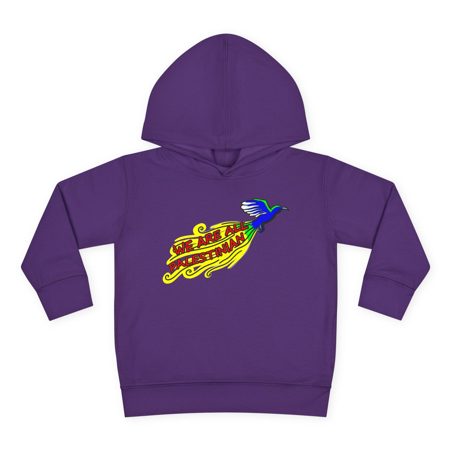 Toddler Pullover Fleece Hoodie - We are all Palestinian