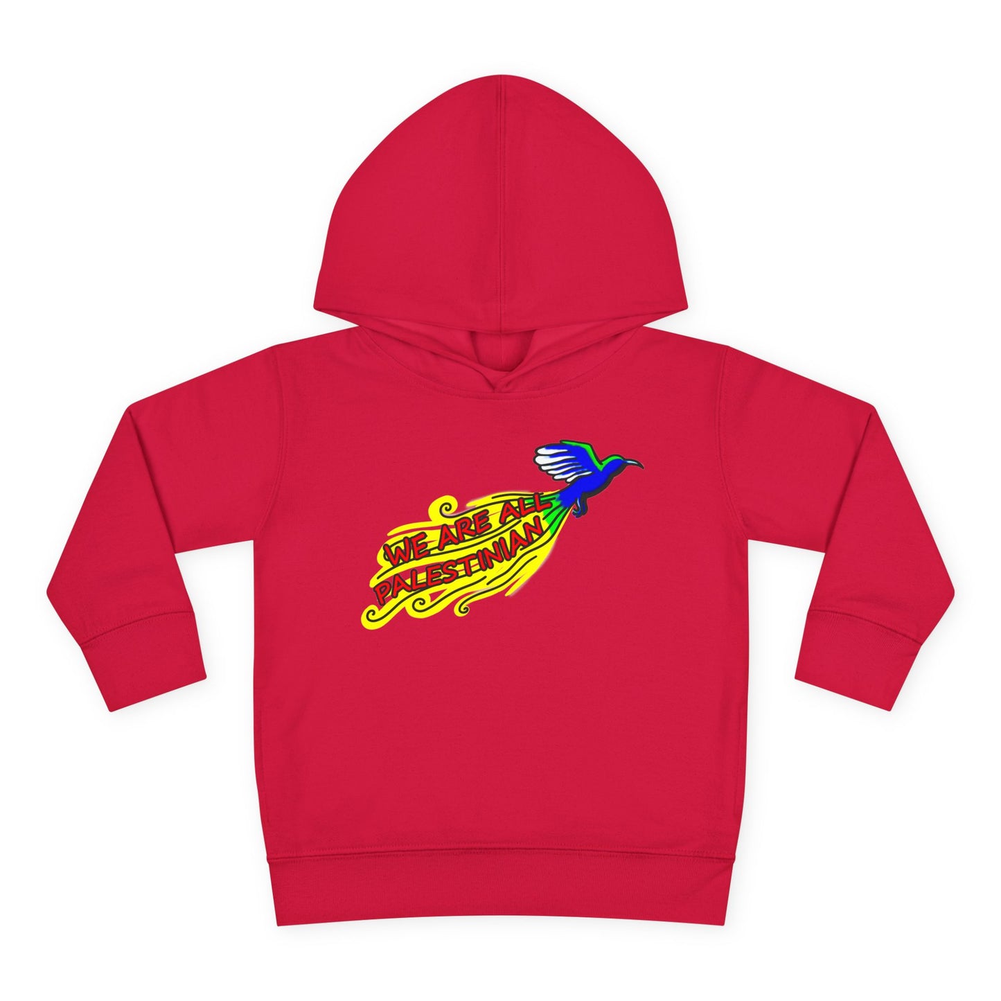 Toddler Pullover Fleece Hoodie - We are all Palestinian