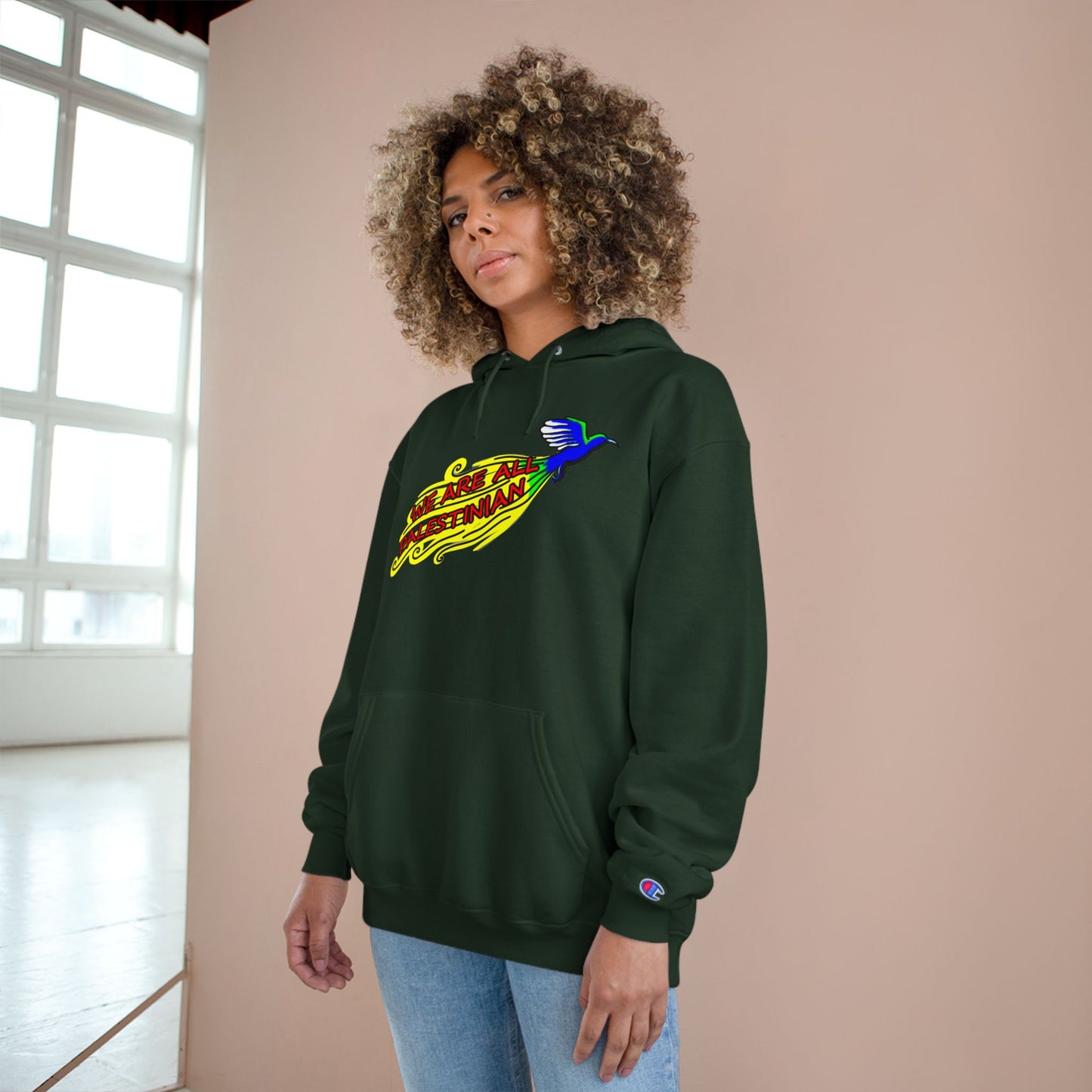Champion Hoodie - We Are All Palestinian