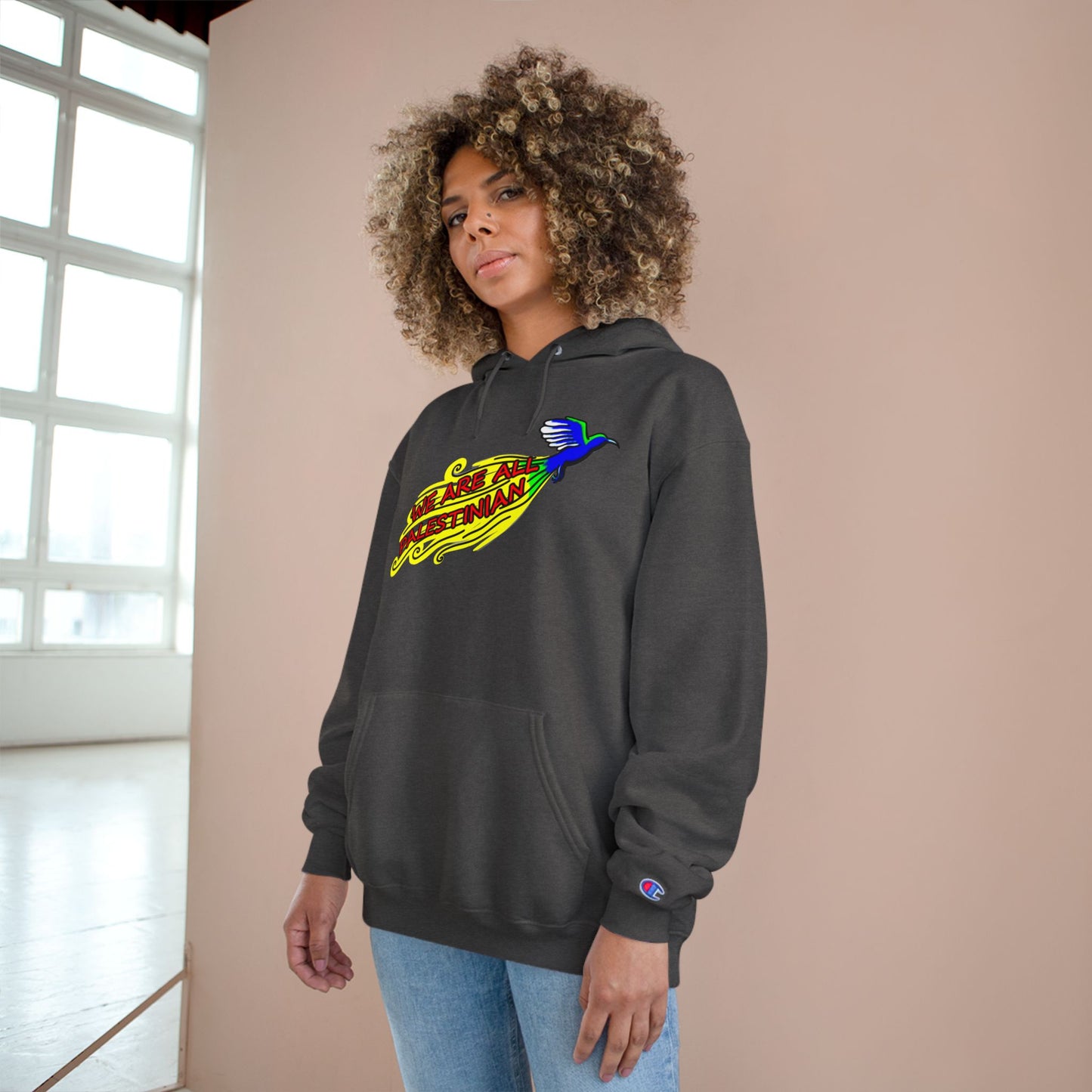 Champion Hoodie - We Are All Palestinian