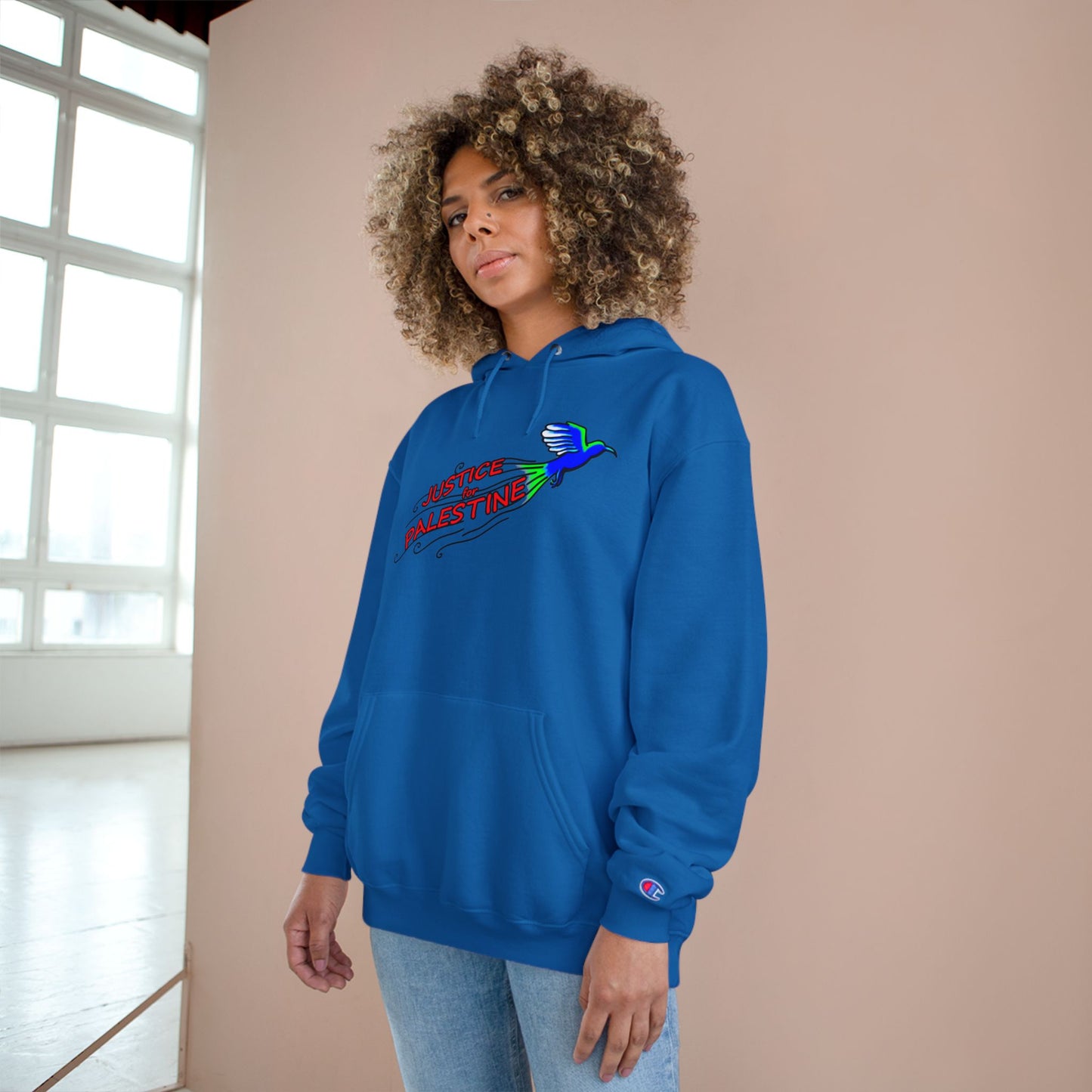 Champion Hoodie - Justice for Palestine