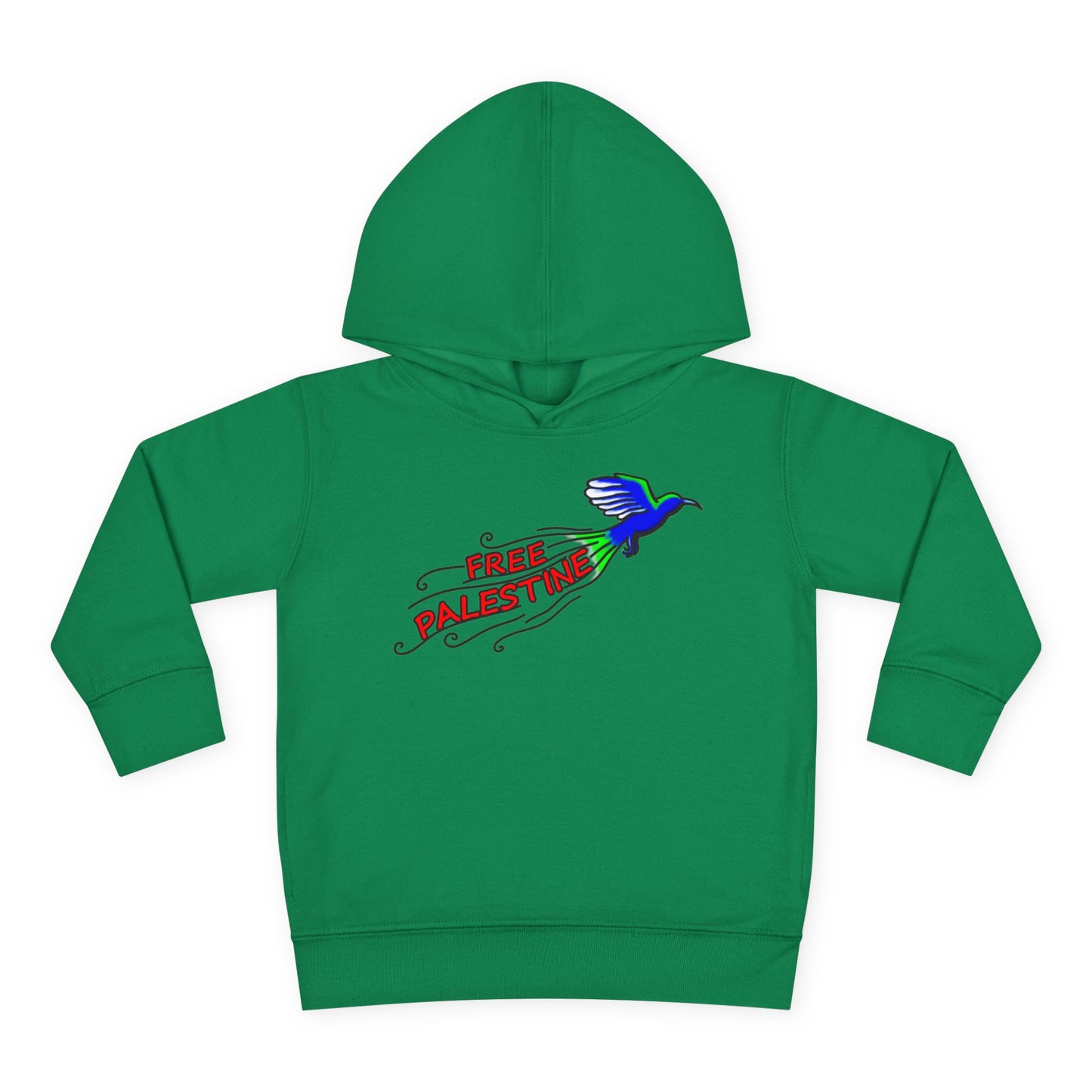Toddler Pullover Fleece Hoodie - Free Palestine