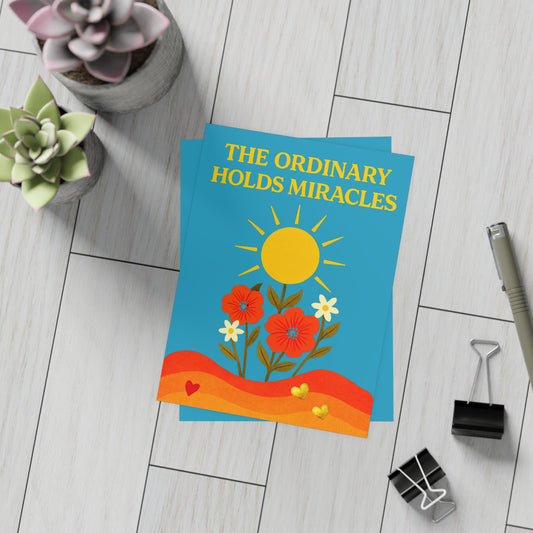 Postcard Bundles (30 pcs, envelopes included) - The Ordinary Holds Miracles (Blue)