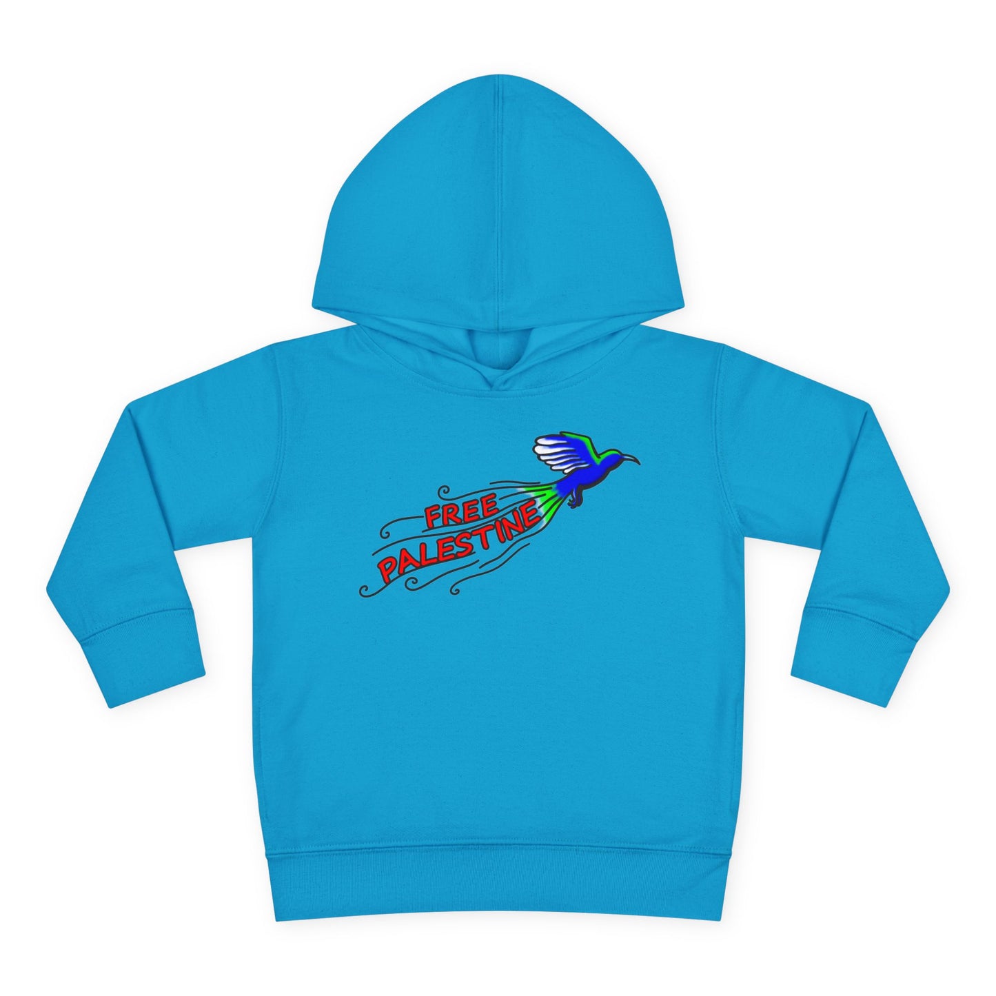 Toddler Pullover Fleece Hoodie - Free Palestine