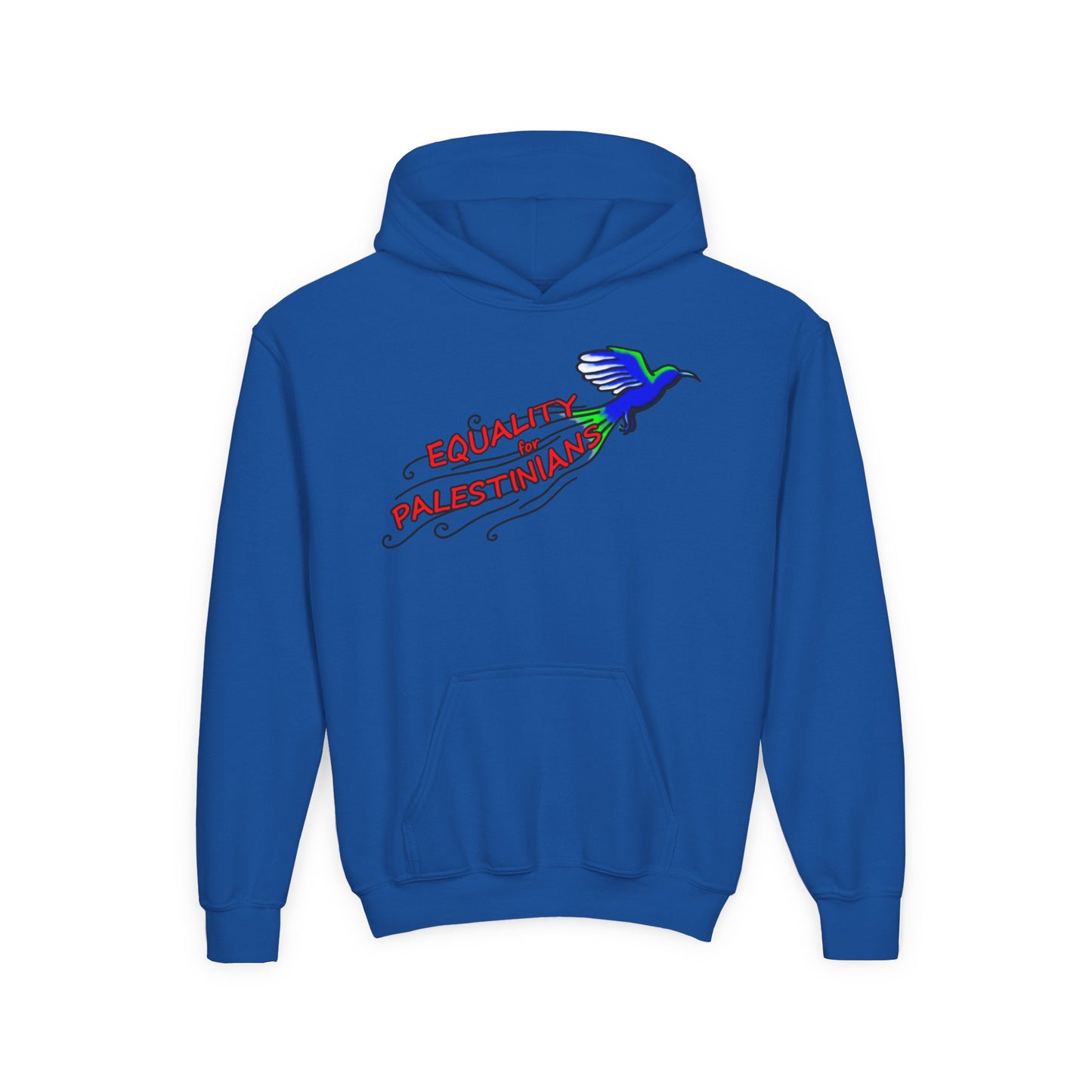 Youth Heavy Blend Hooded Sweatshirt - Equality for Palestinians
