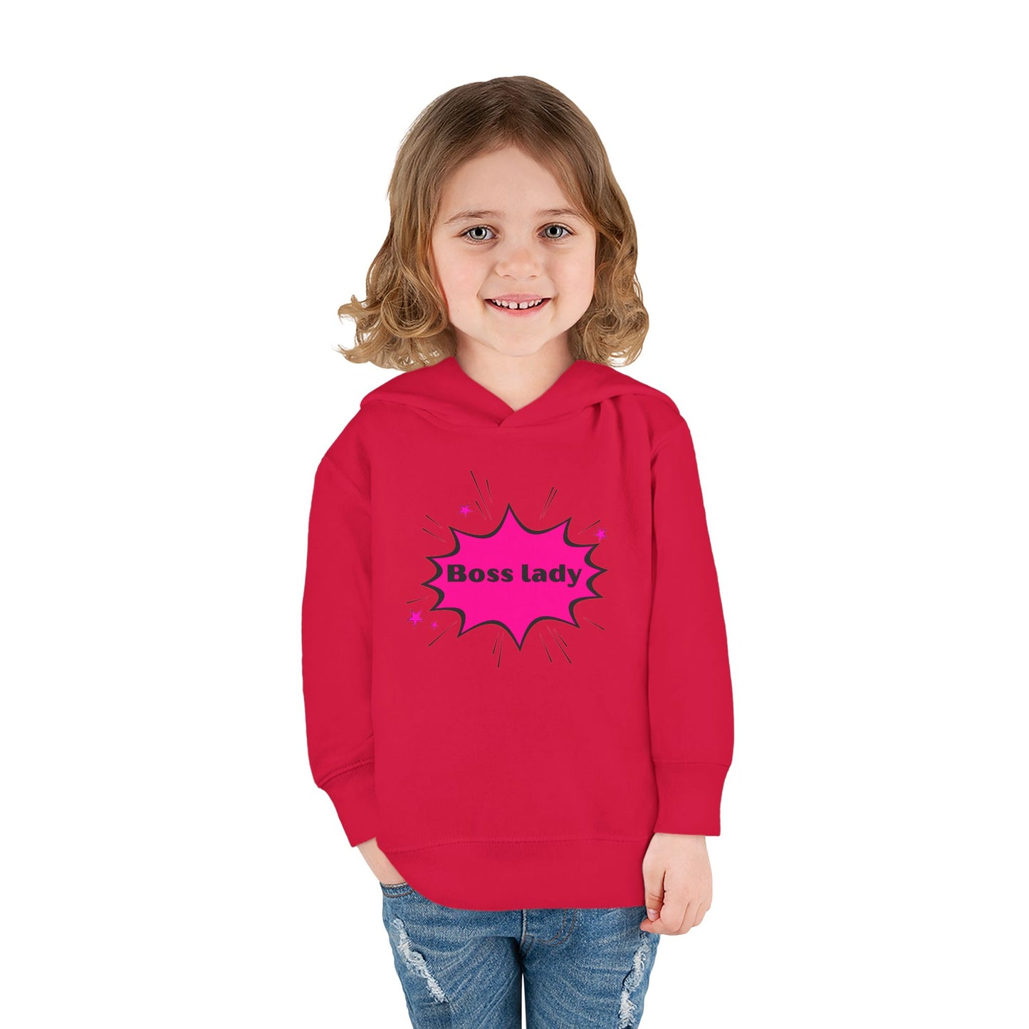 "Boss Lady" Toddler Pullover Fleece Hoodie