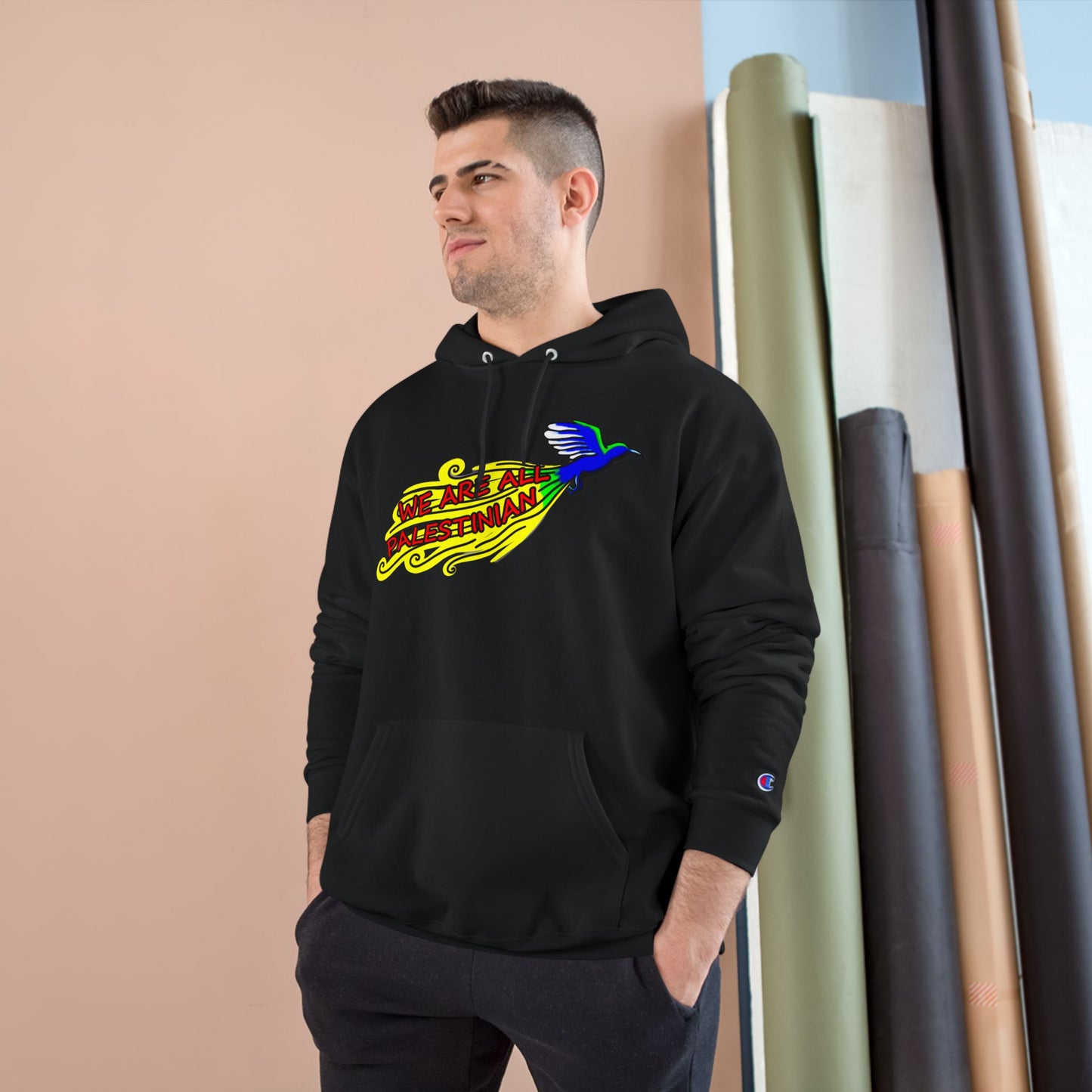Champion Hoodie - We Are All Palestinian